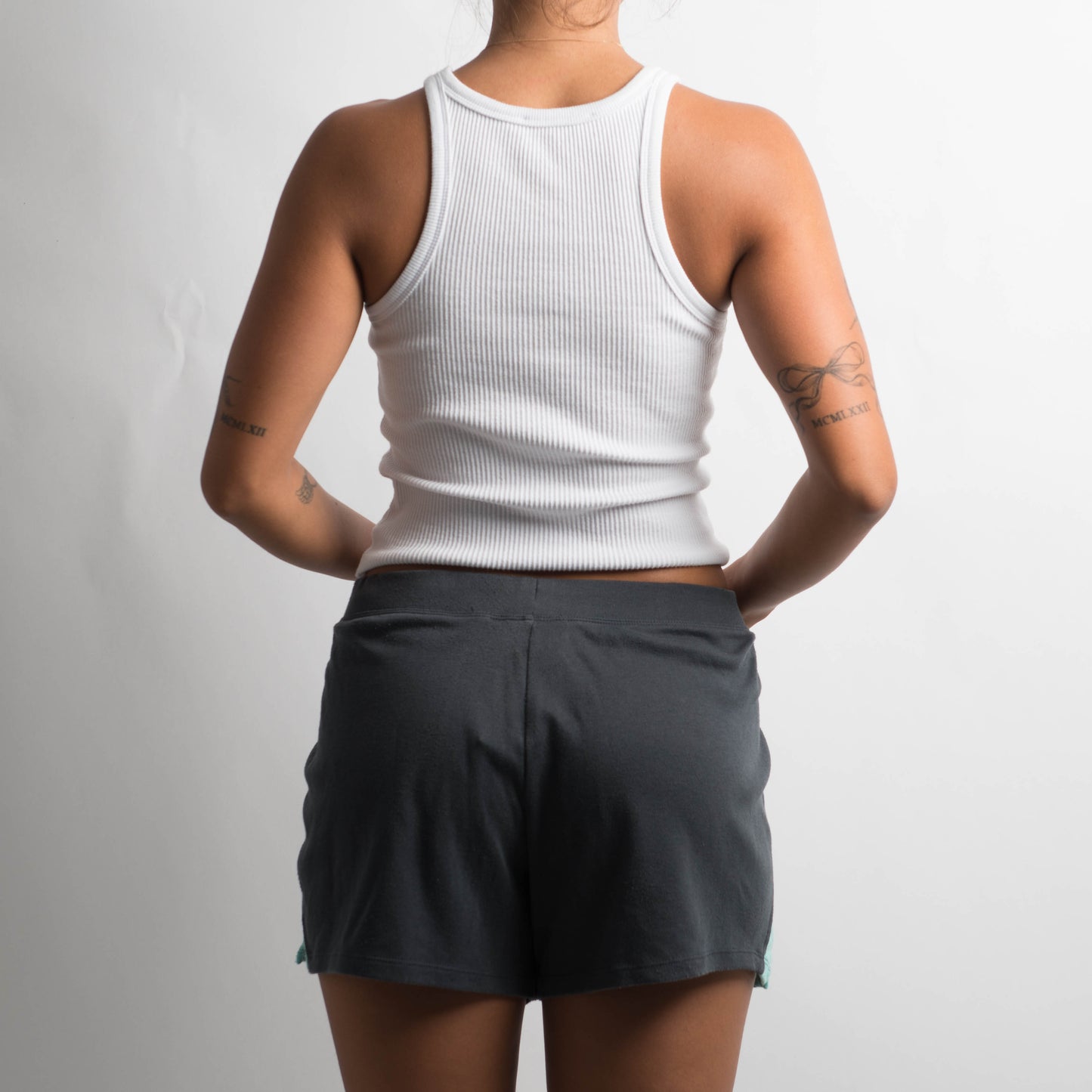 GREY LOUNGE SHORTS