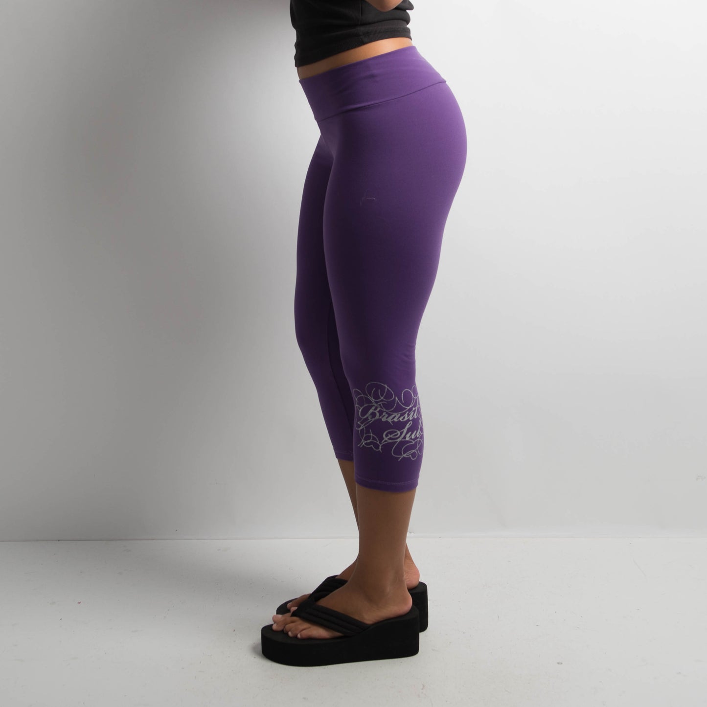 PURPLE 3/4 TIGHTS