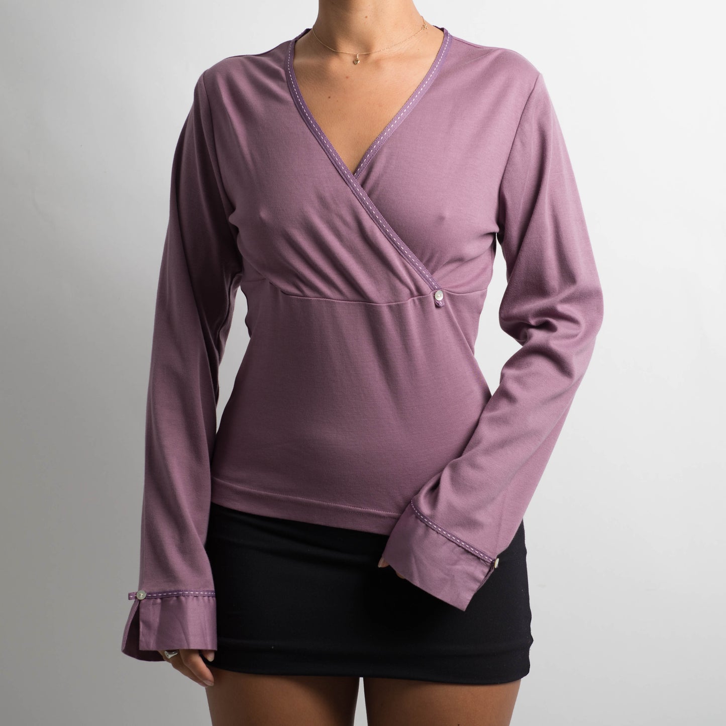 PURPLE LONG SLEEVE TOP