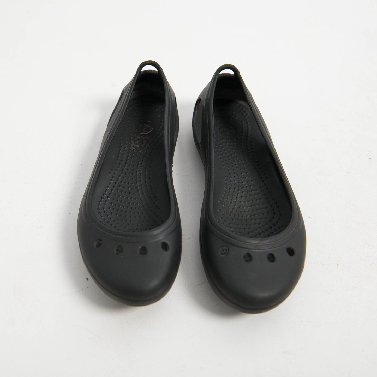 CROC BALLET FLATS