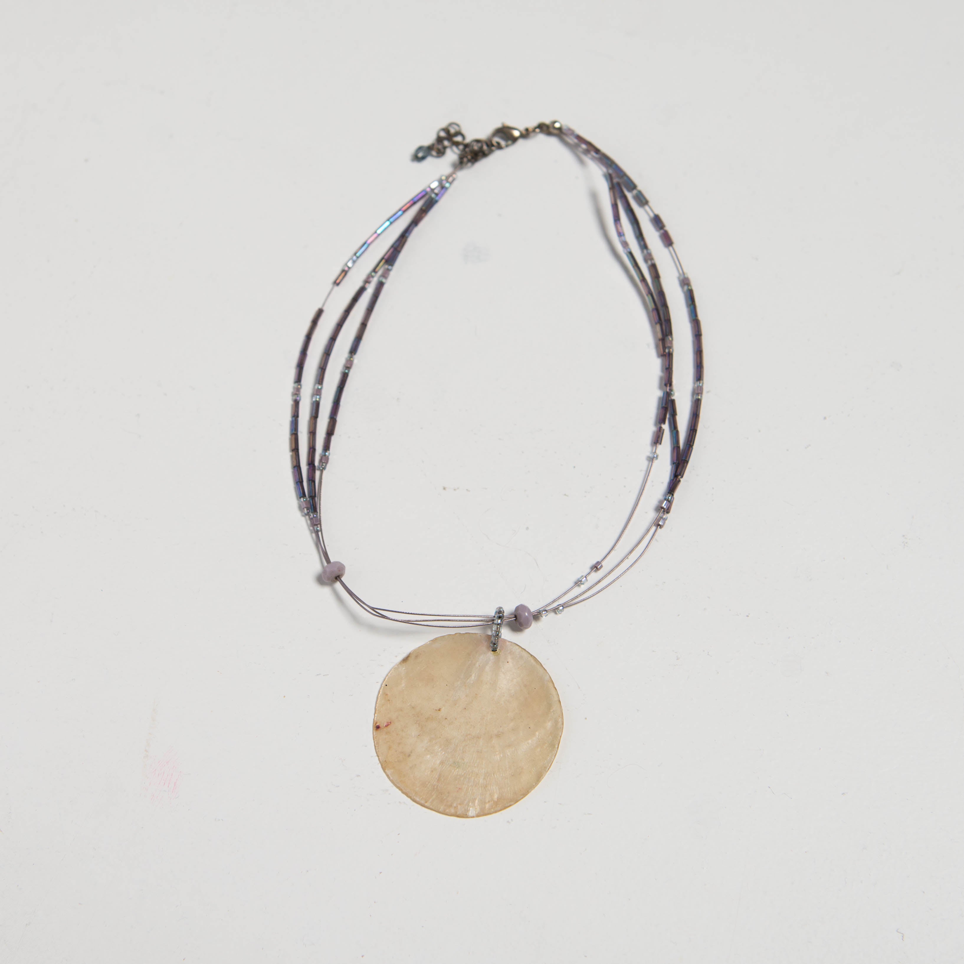 PURPLE OPALESCENT NECKLACE