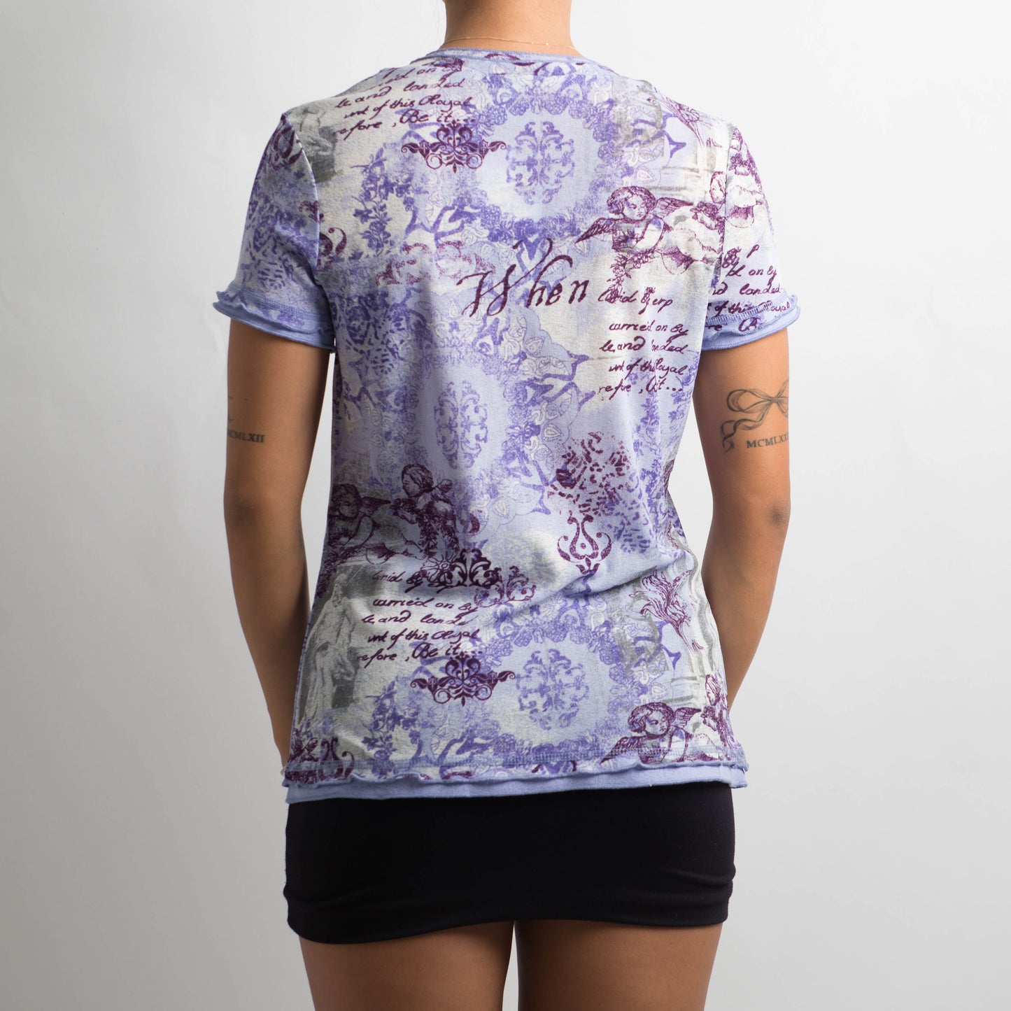 PURPLE MESH TOP