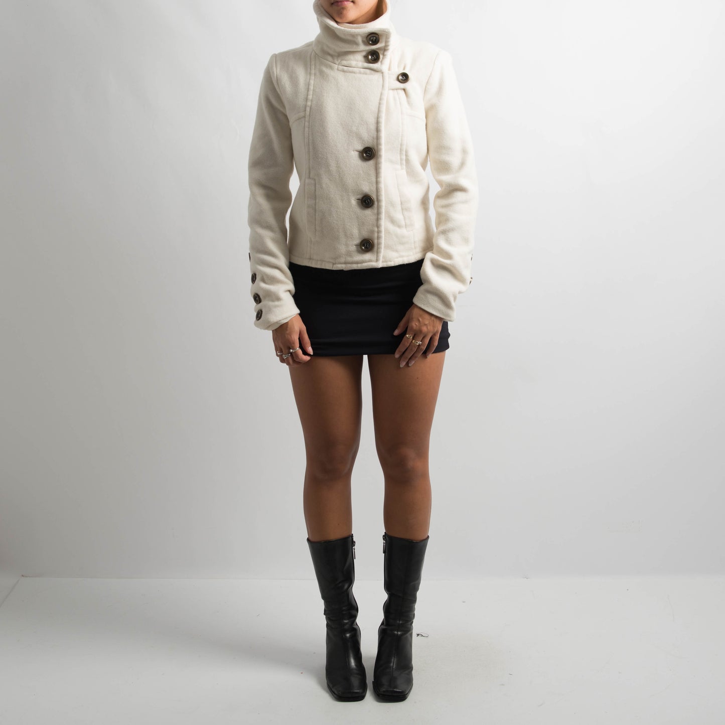 CREAM WOOL JACKET
