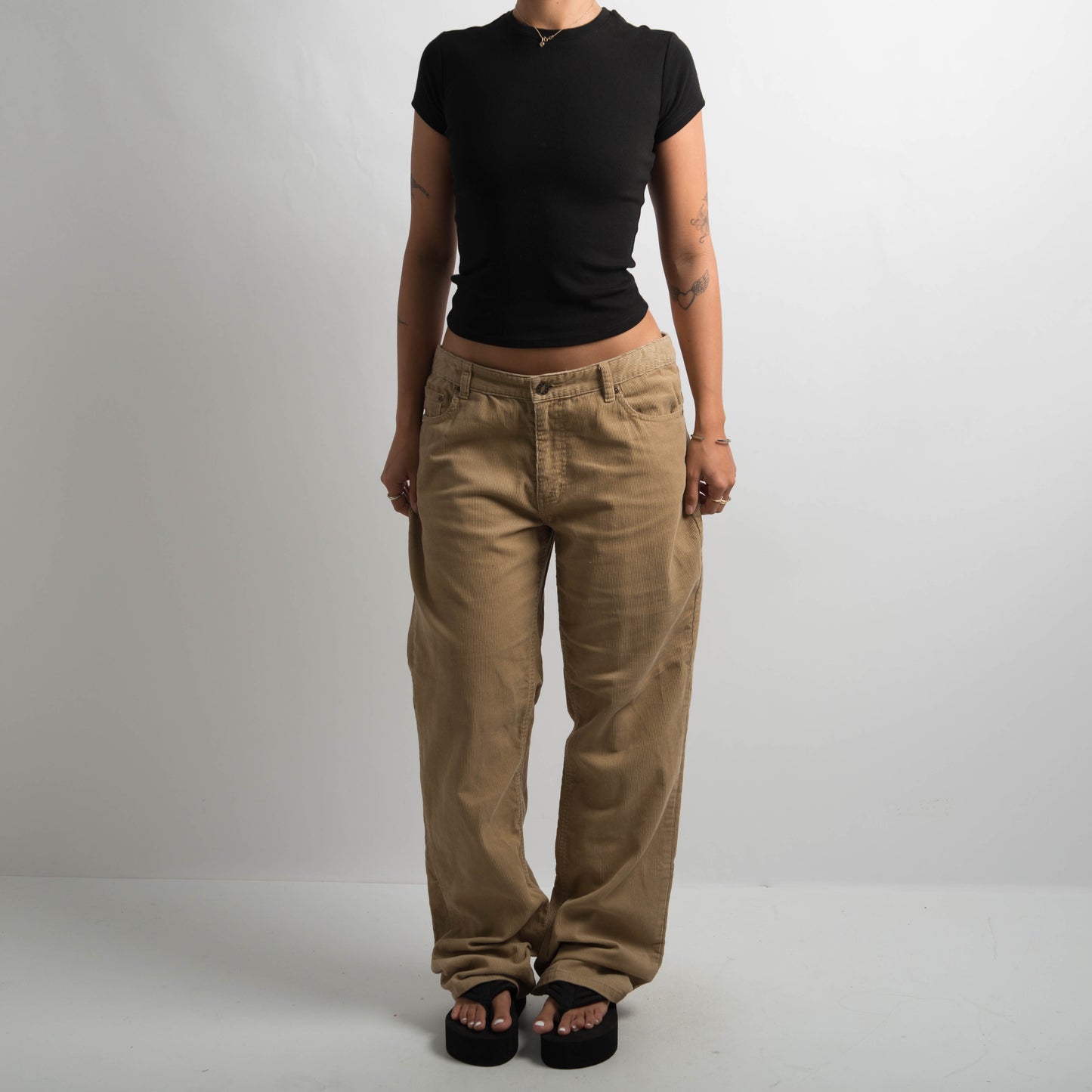 TAN CORDUROY JEANS
