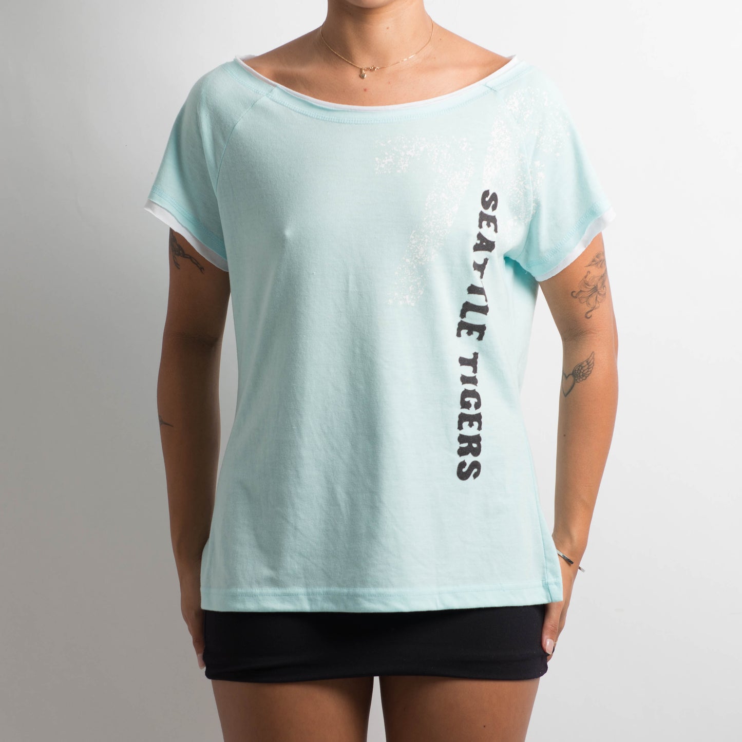 BLUE LAYERED TEE