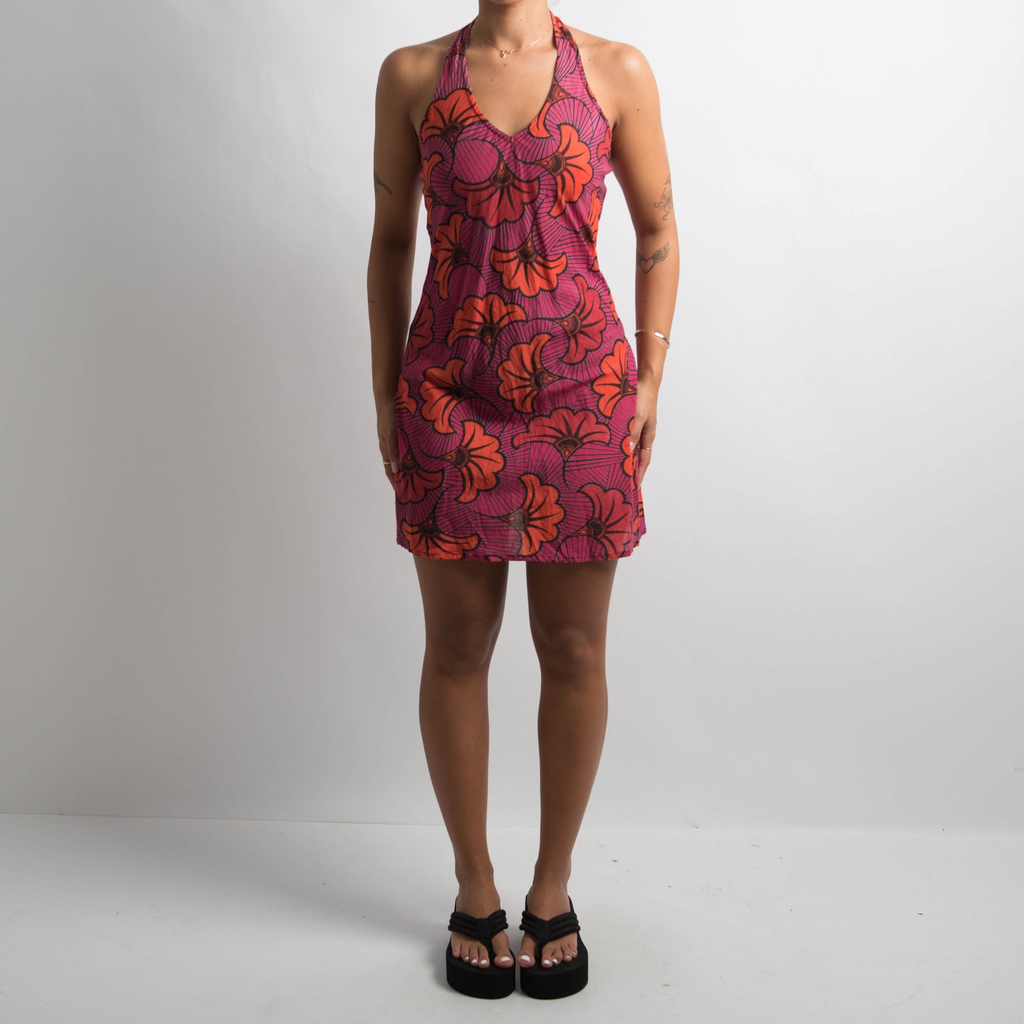 FLORAL COTTON DRESS
