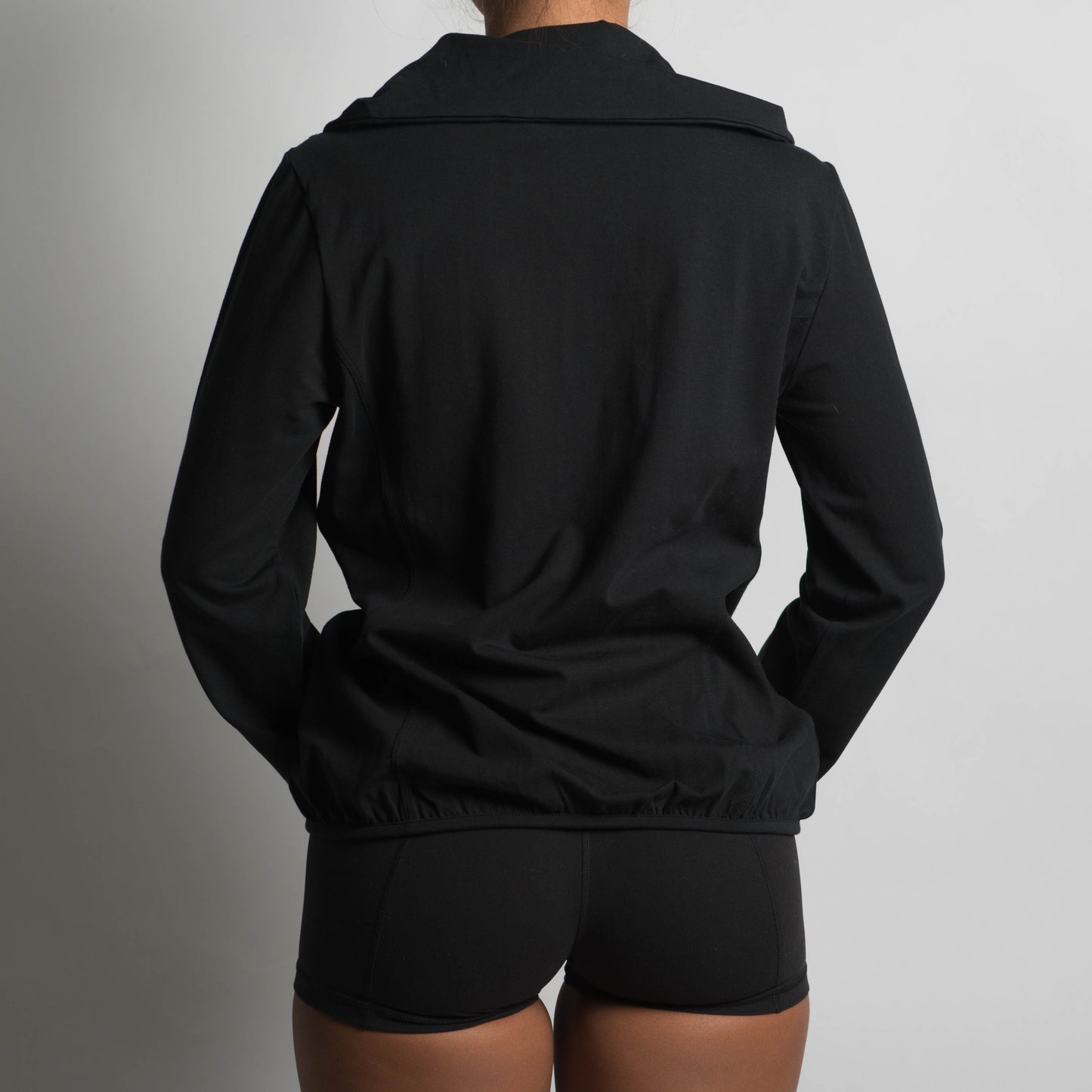 BLACK ZIP JACKET