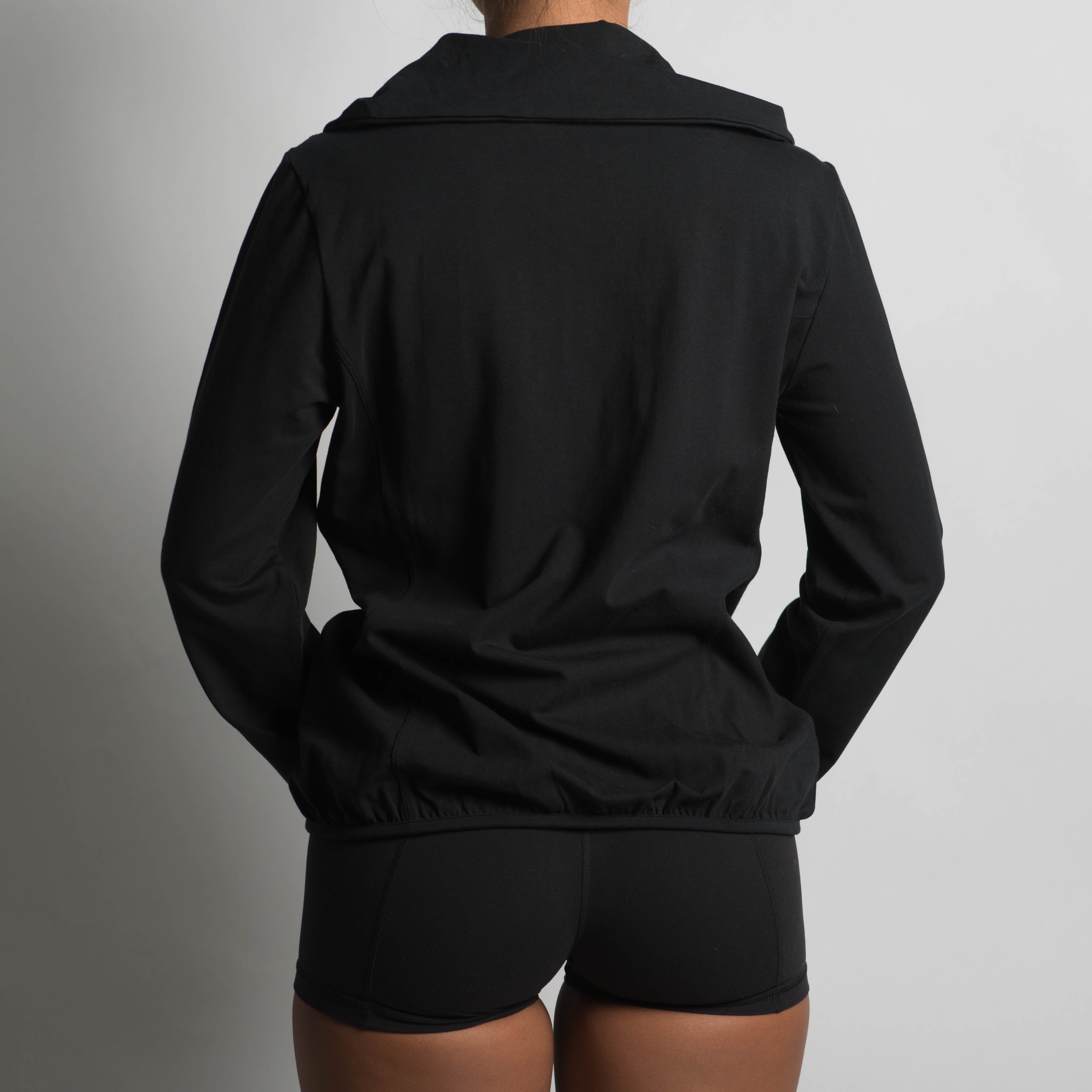 BLACK ZIP JACKET