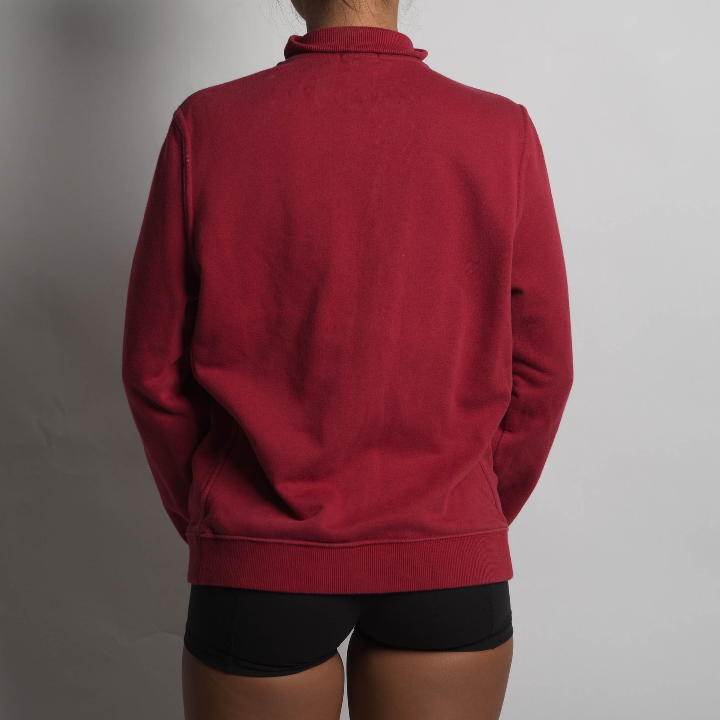 BURNT RED ZIP JACKET