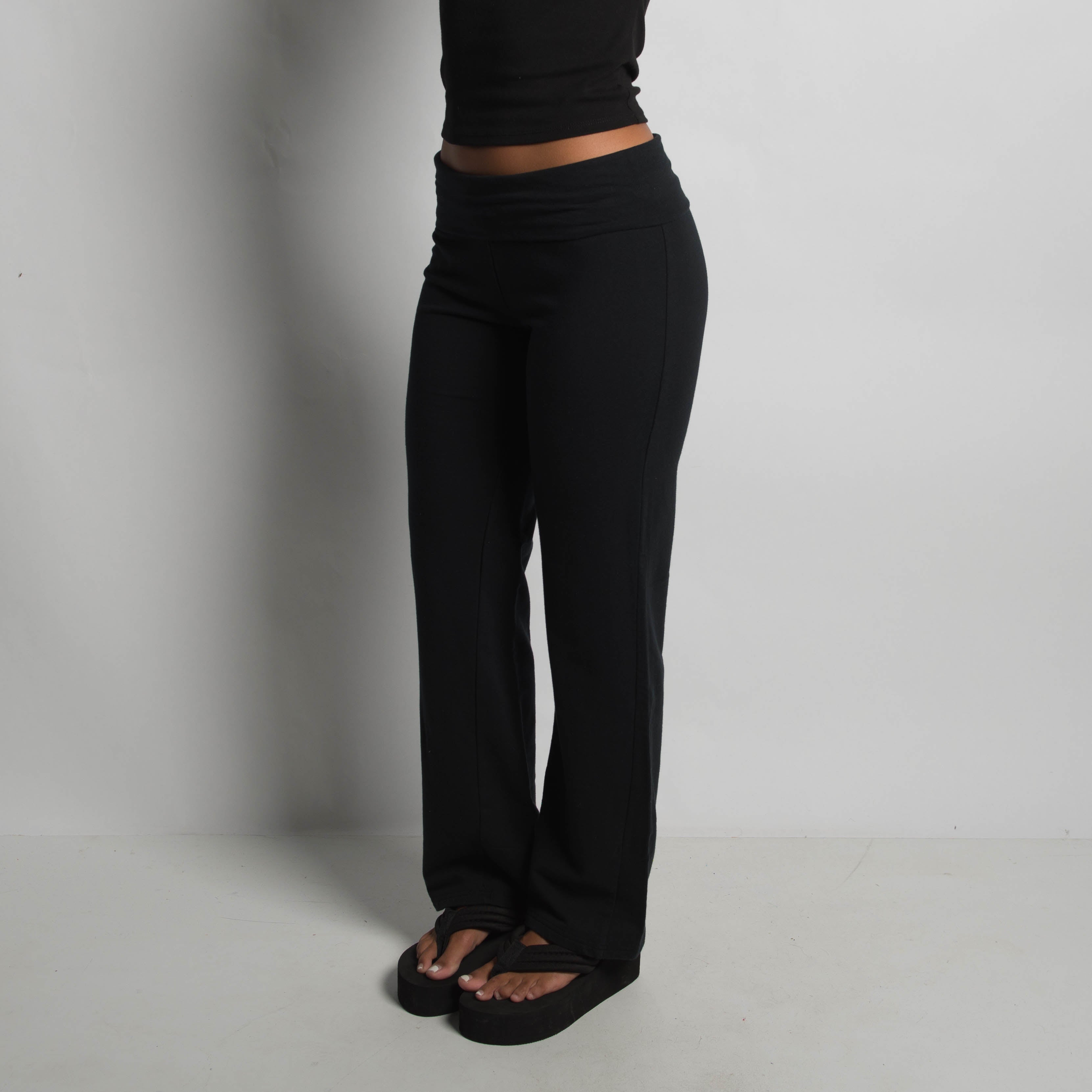 FOLD OVER FLARE LEGGINGS