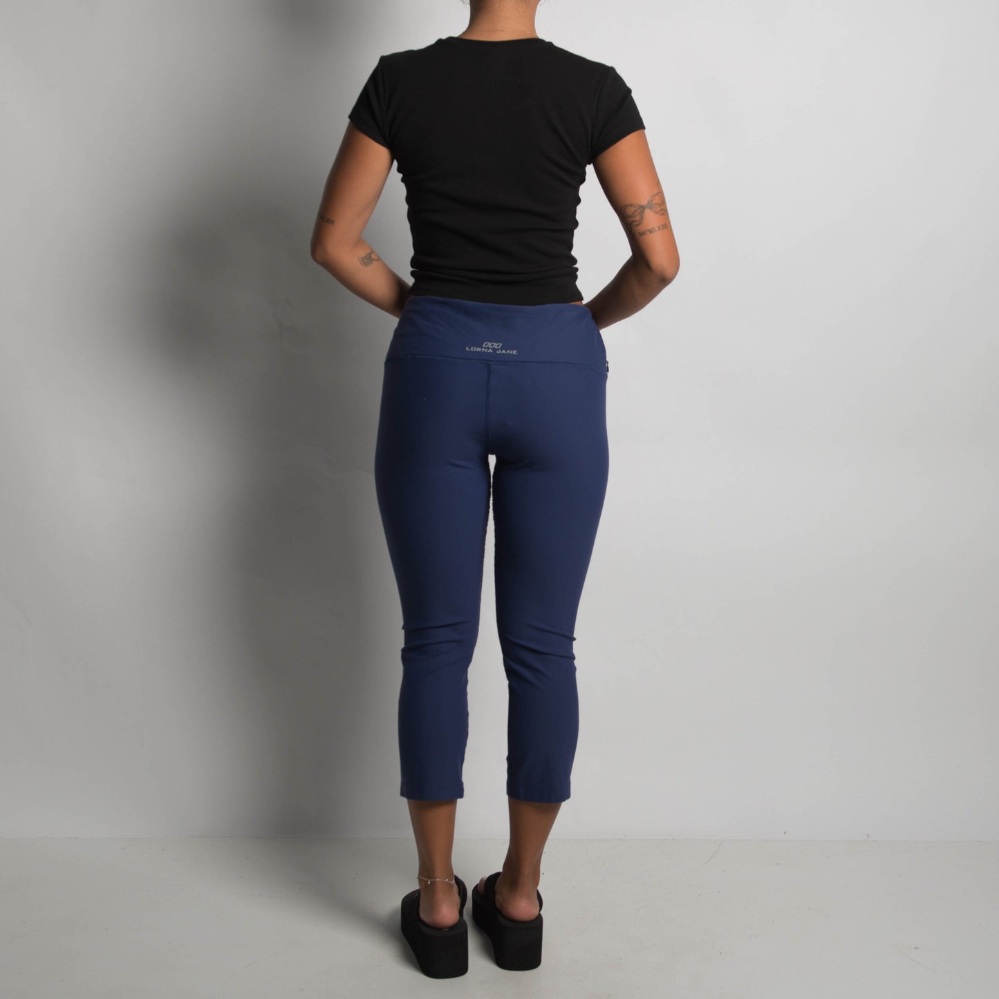 BLUE 3/4 LENGTH TIGHTS