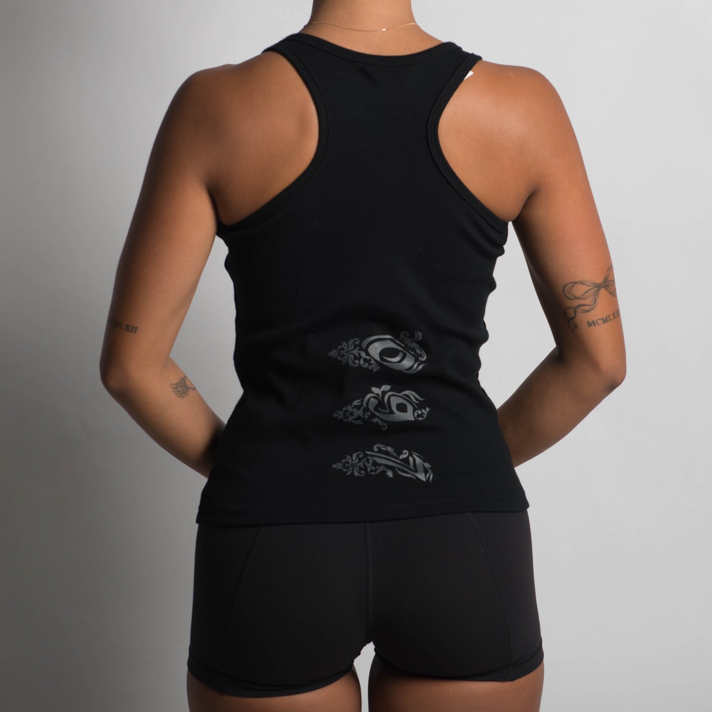 BLACK RACERBANK TANK TOP