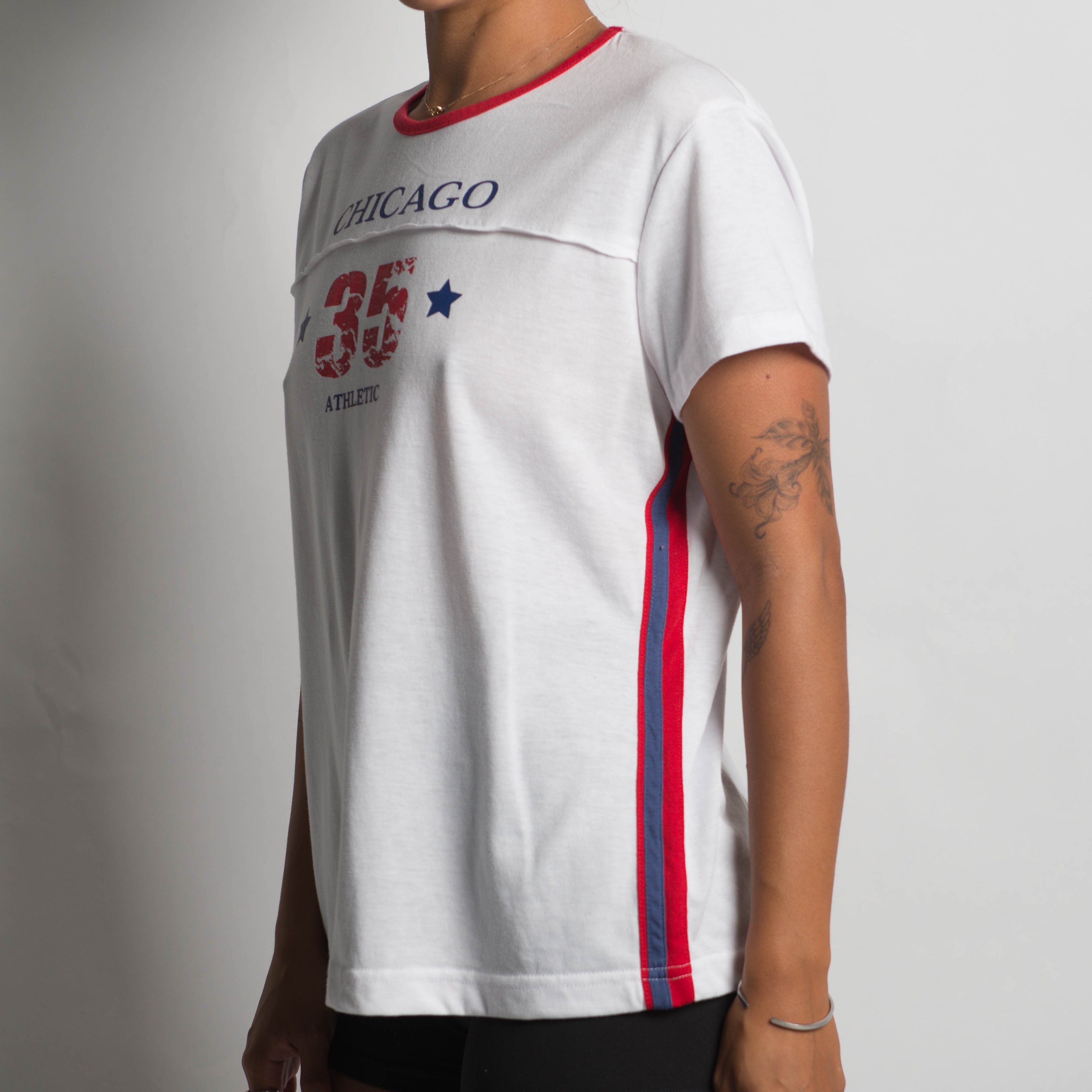 WHITE GRAPHIC TEE