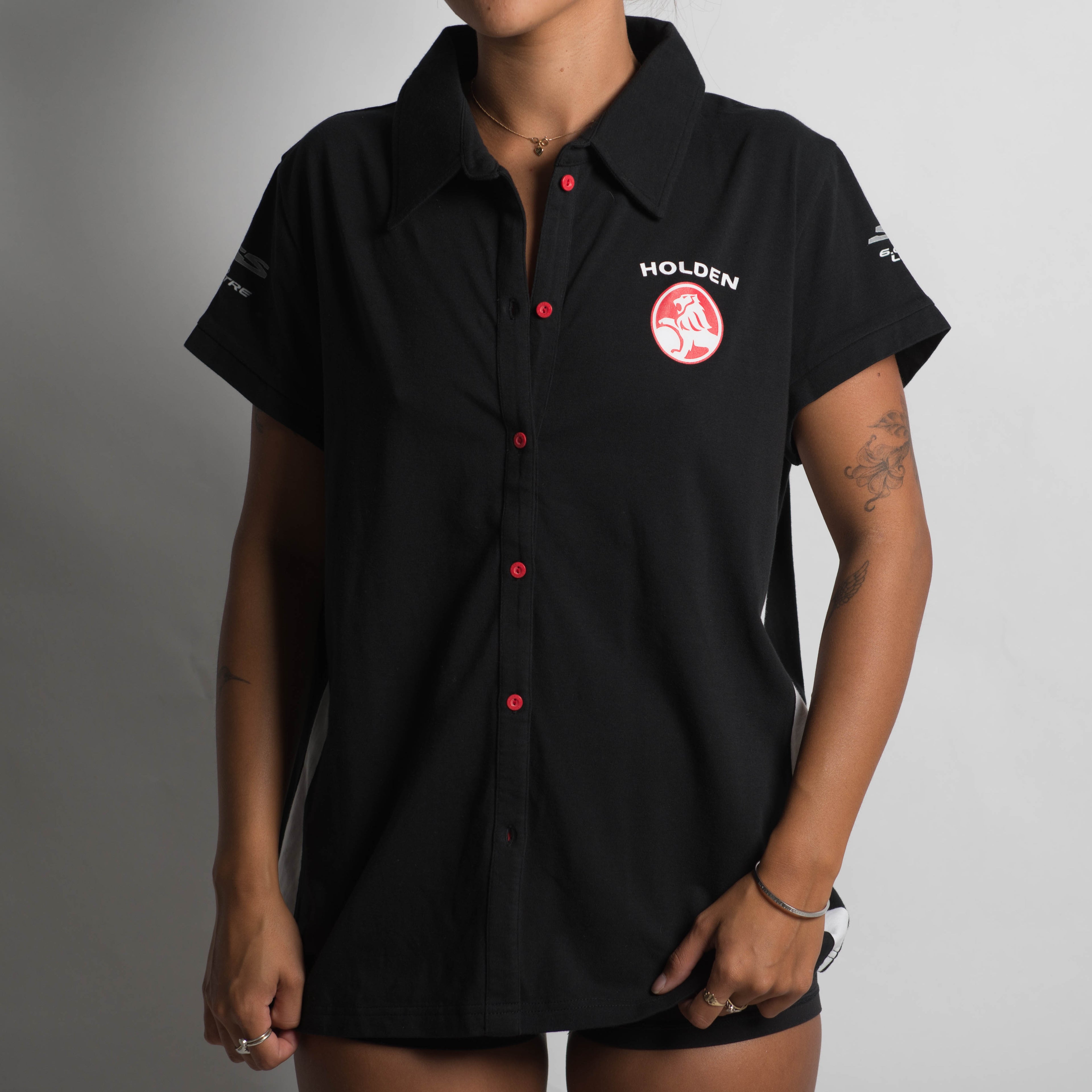 HOLDEN BUTTON POLO TOP