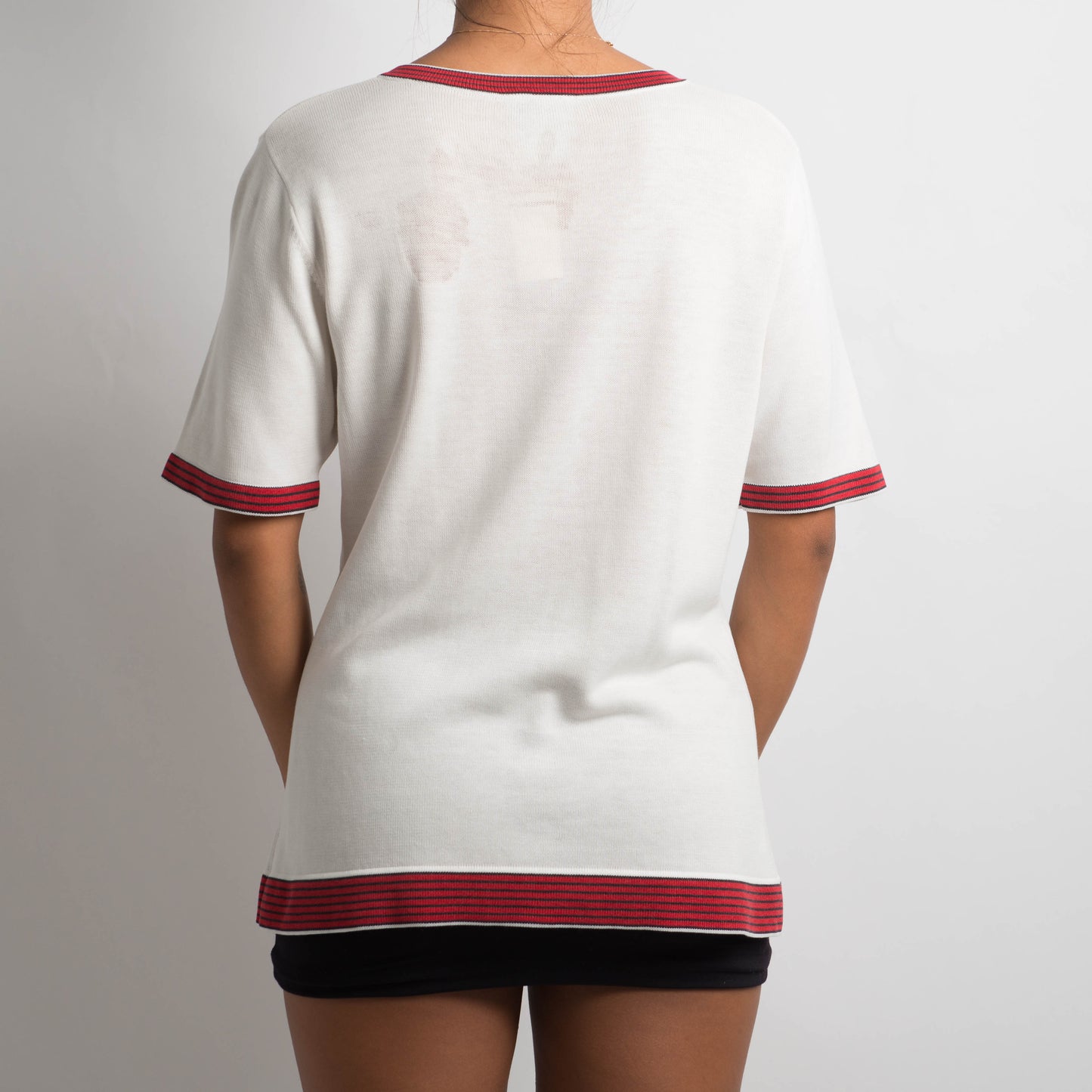 RED TRIM TSHIRT