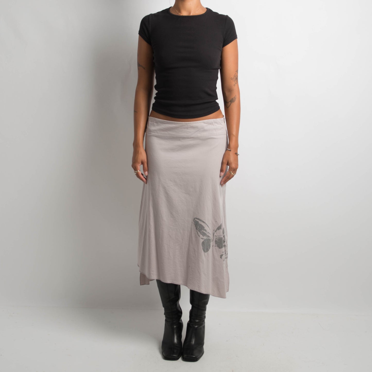 ASYMMETRIC BUTTERFLY SKIRT