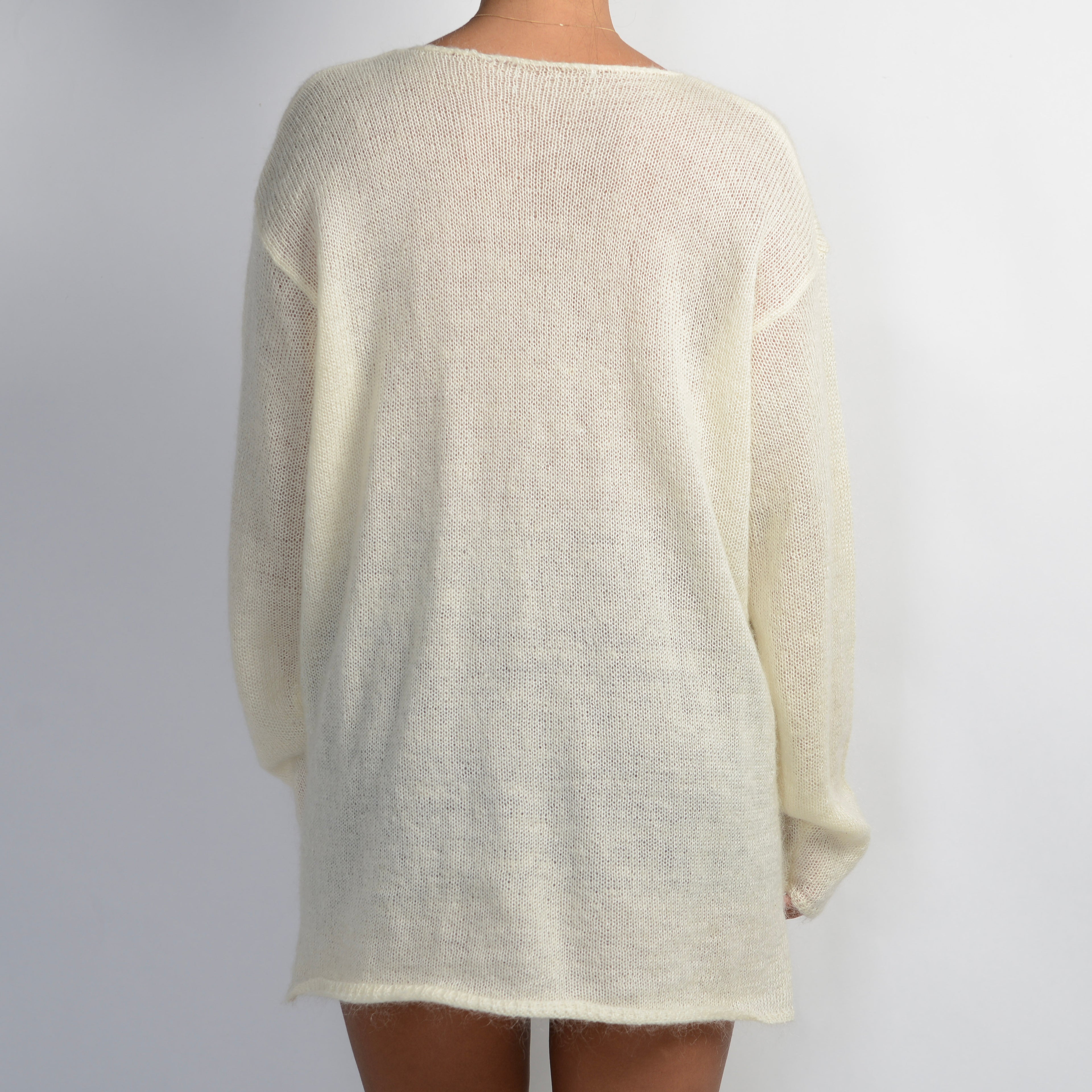 CREAM WOOL SWEATER