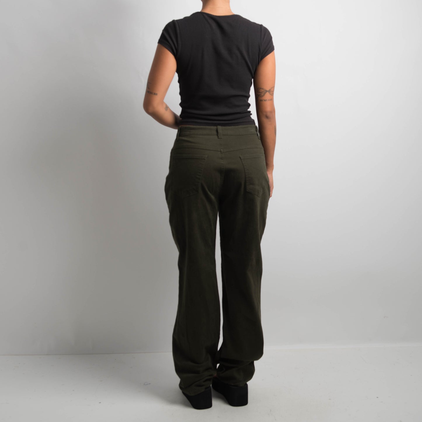 MOSS GREEN JEANS