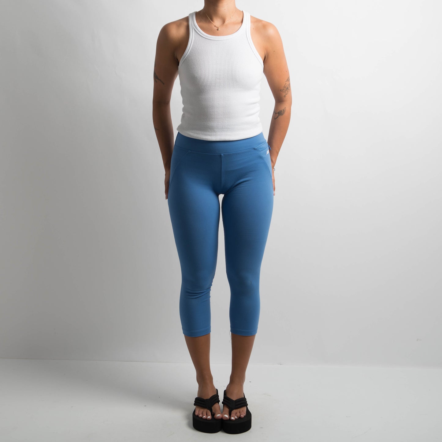 BLUE 3/4 TIGHTS