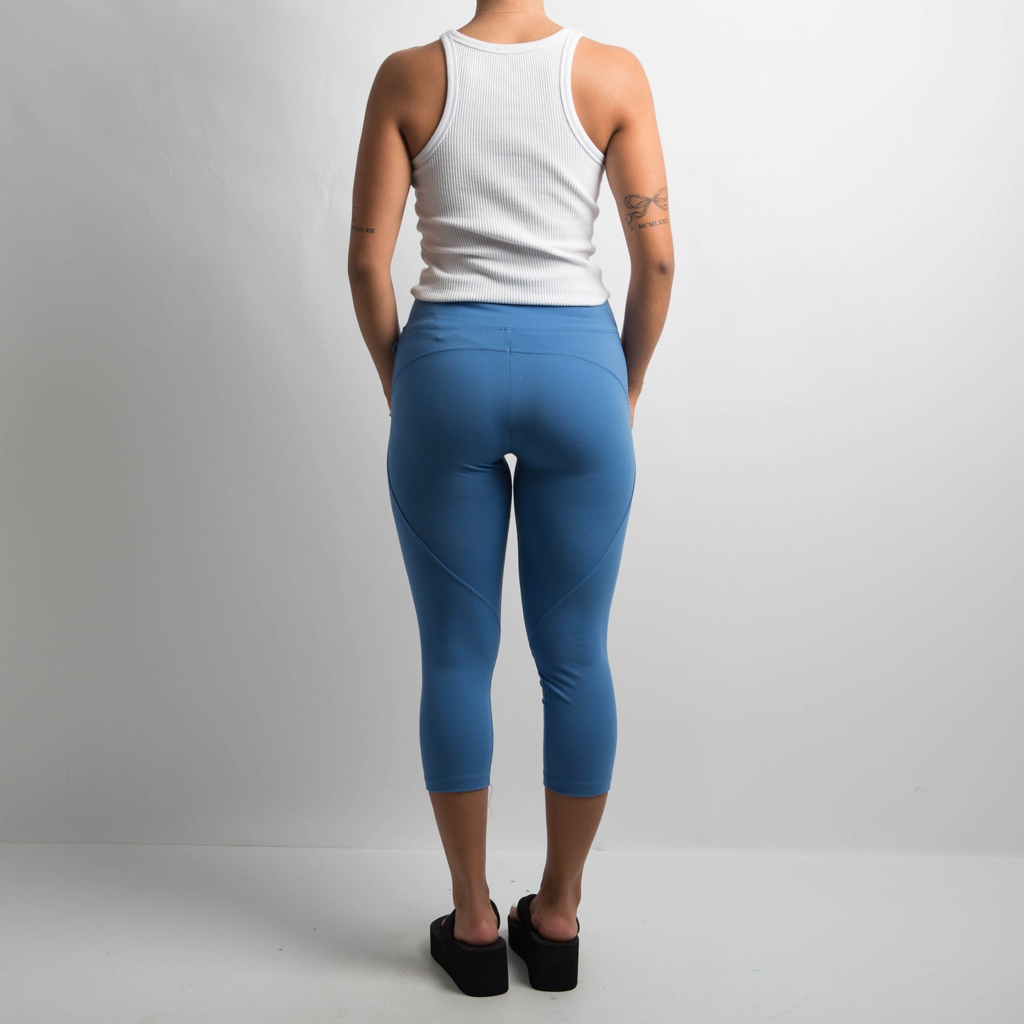 BLUE 3/4 TIGHTS