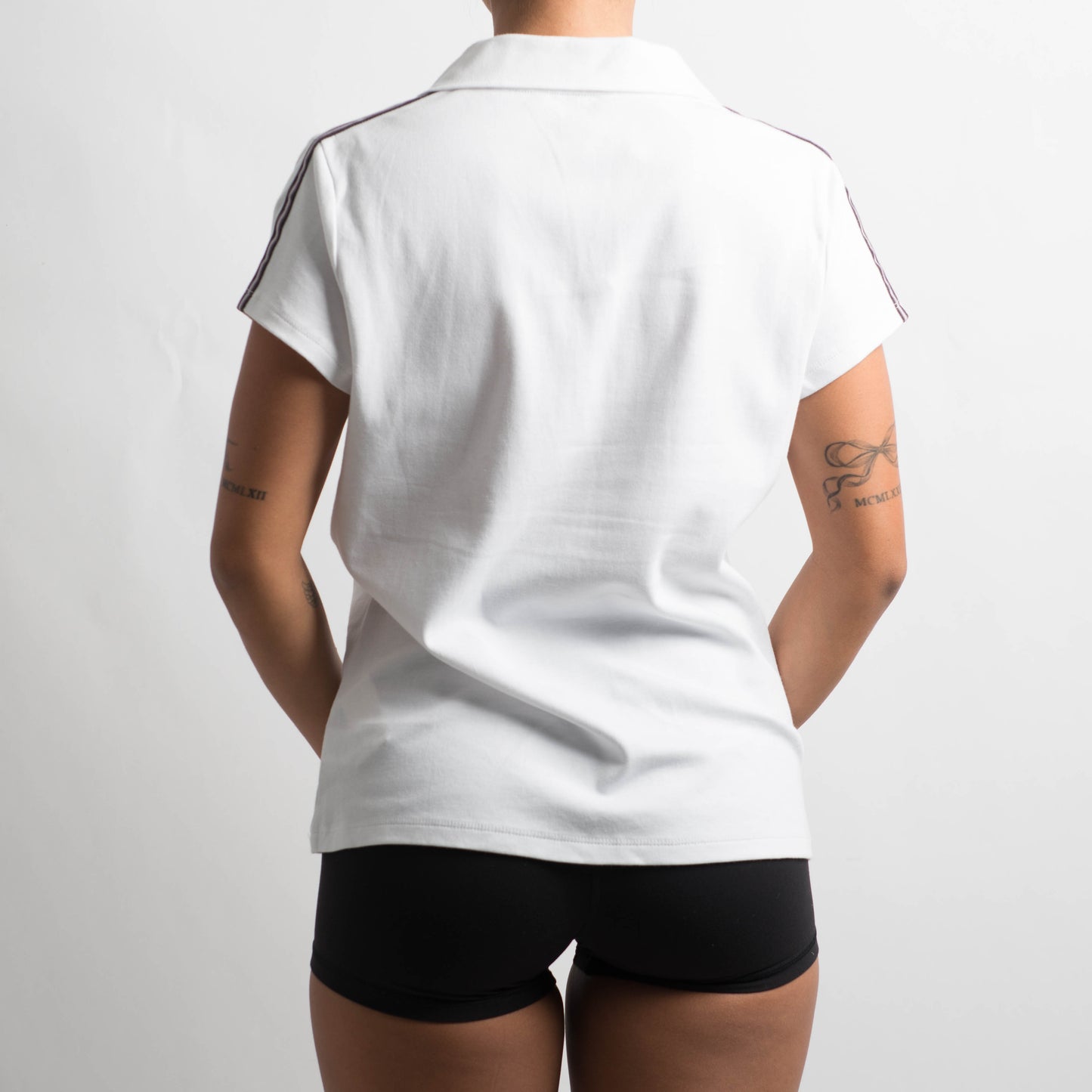 WHITE POLO SHIRT