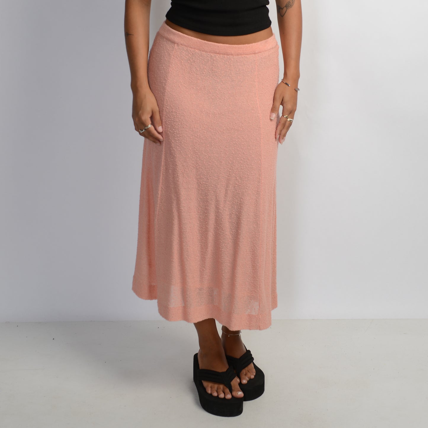 PEACH KNIT SET