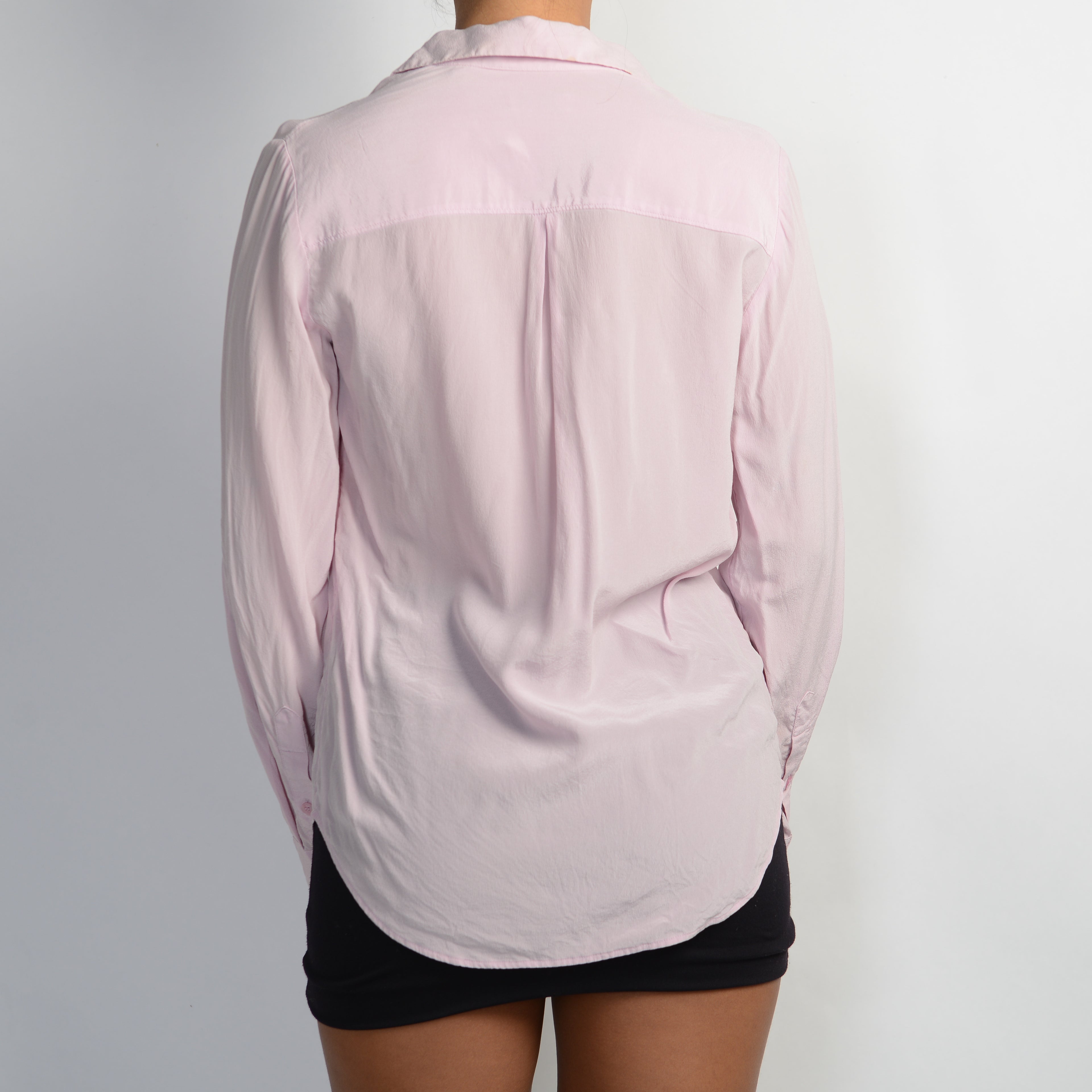PINK SILK BLOUSE