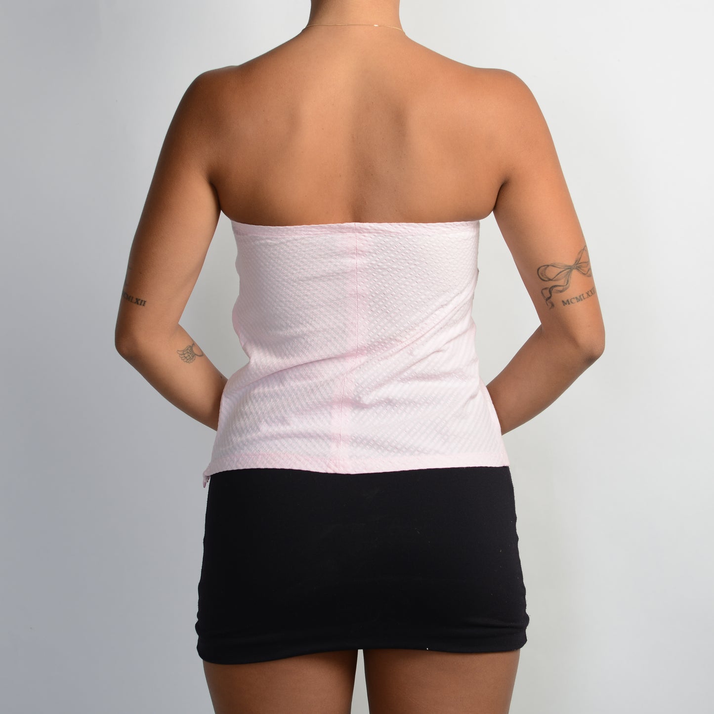 PINK HALTER TOP