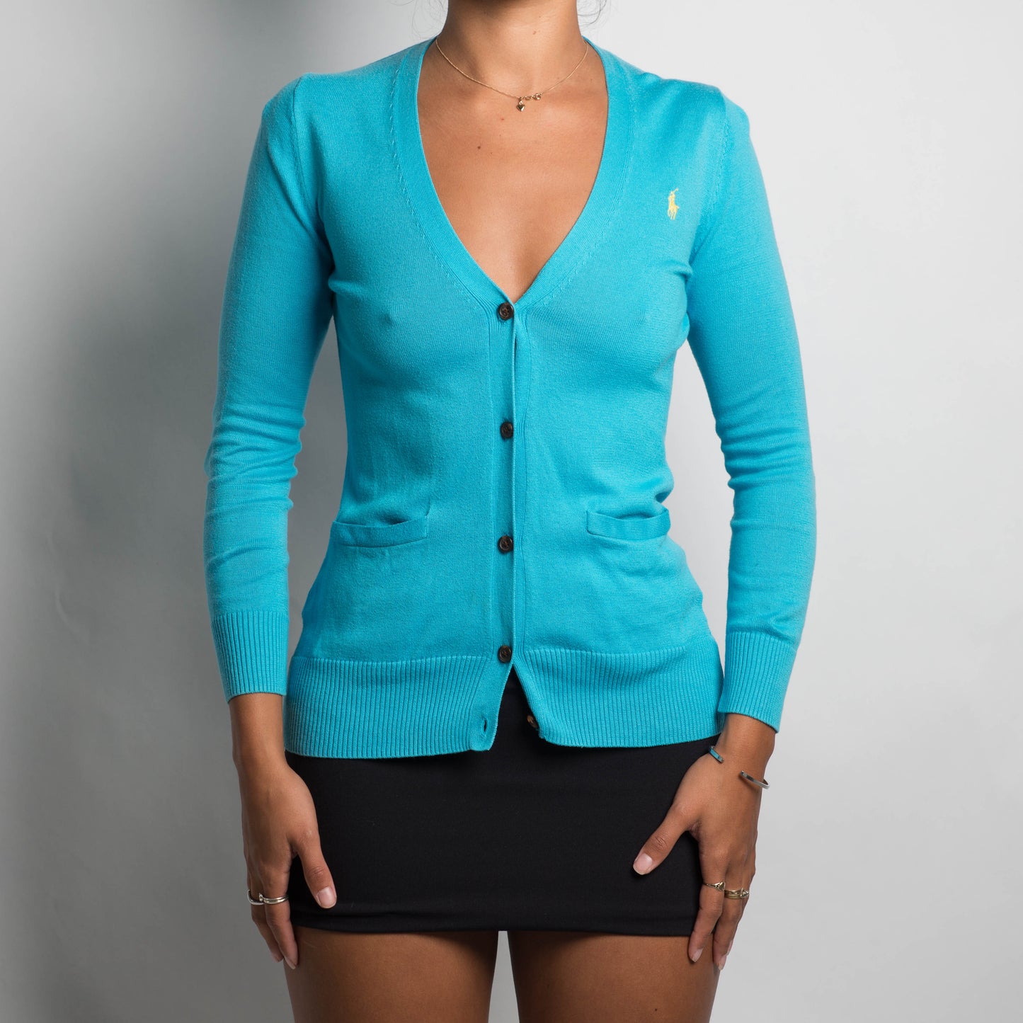 BLUE RALPH LAUREN CARDIGAN