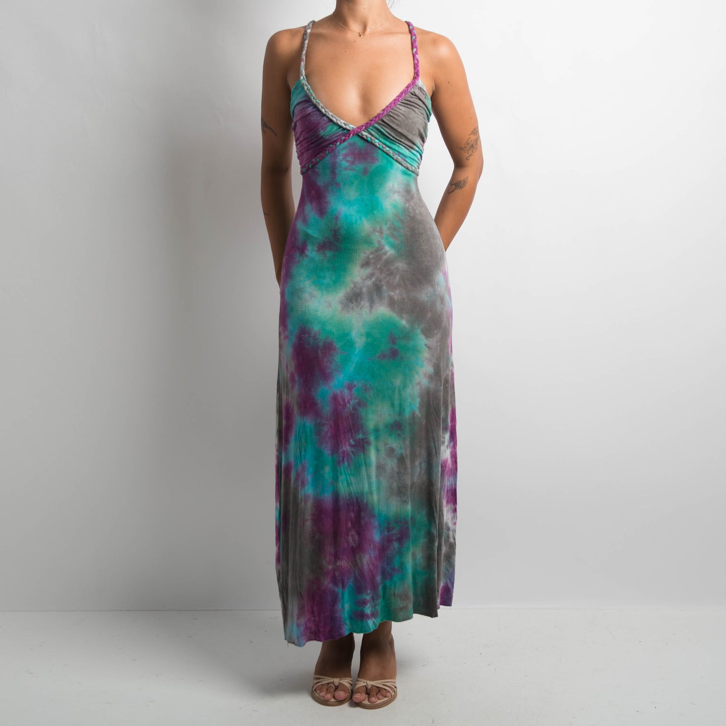 SOFT TIE DYE MAXI DRESS