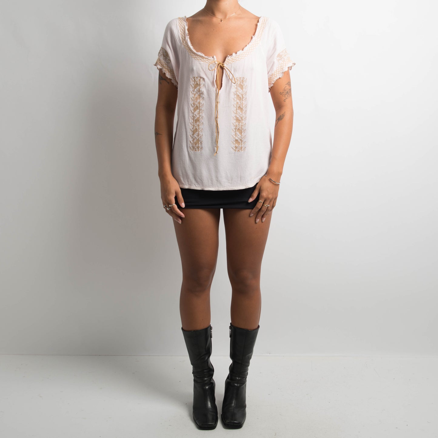 PALE PINK COTTON TOP