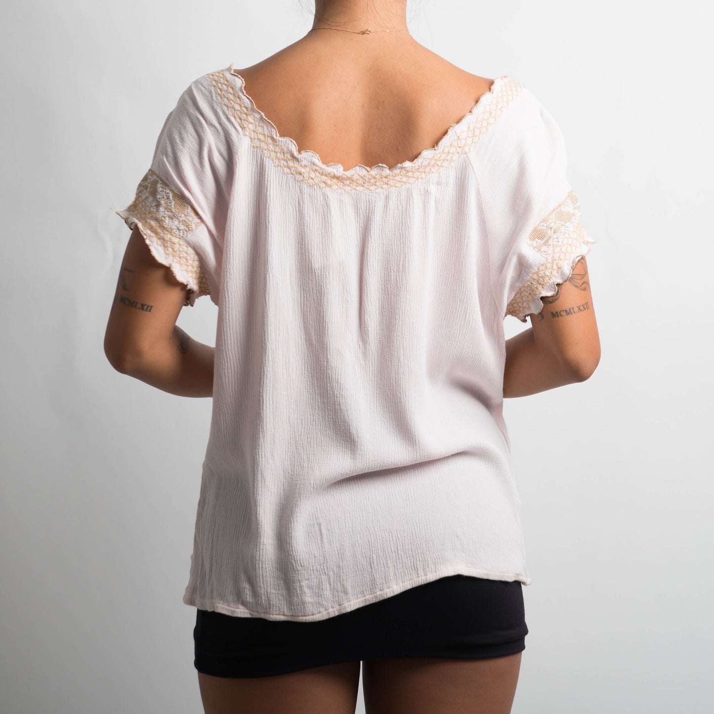 PALE PINK COTTON TOP