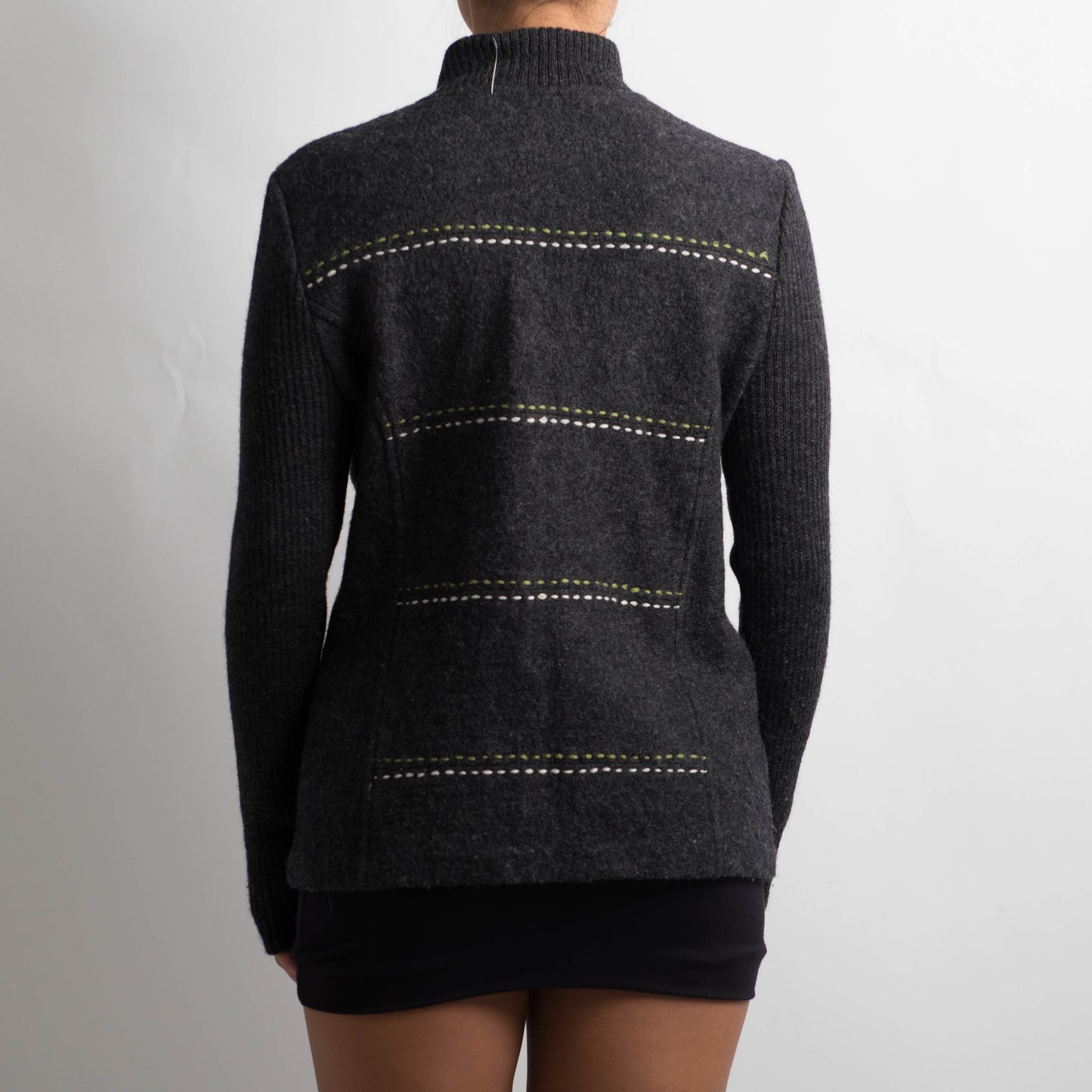 STRIPE WOOL JACKET