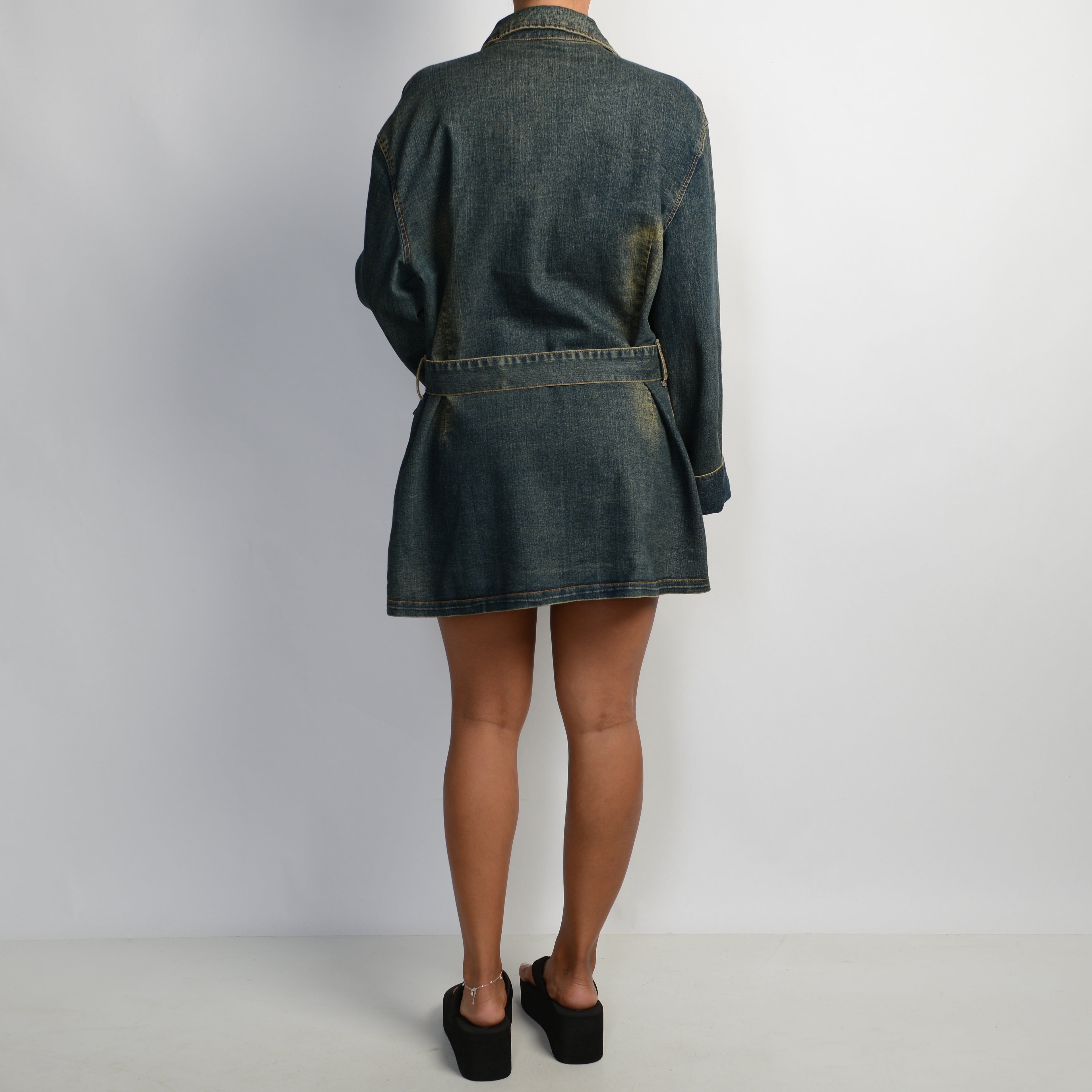DENIM LONGLINE JACKET