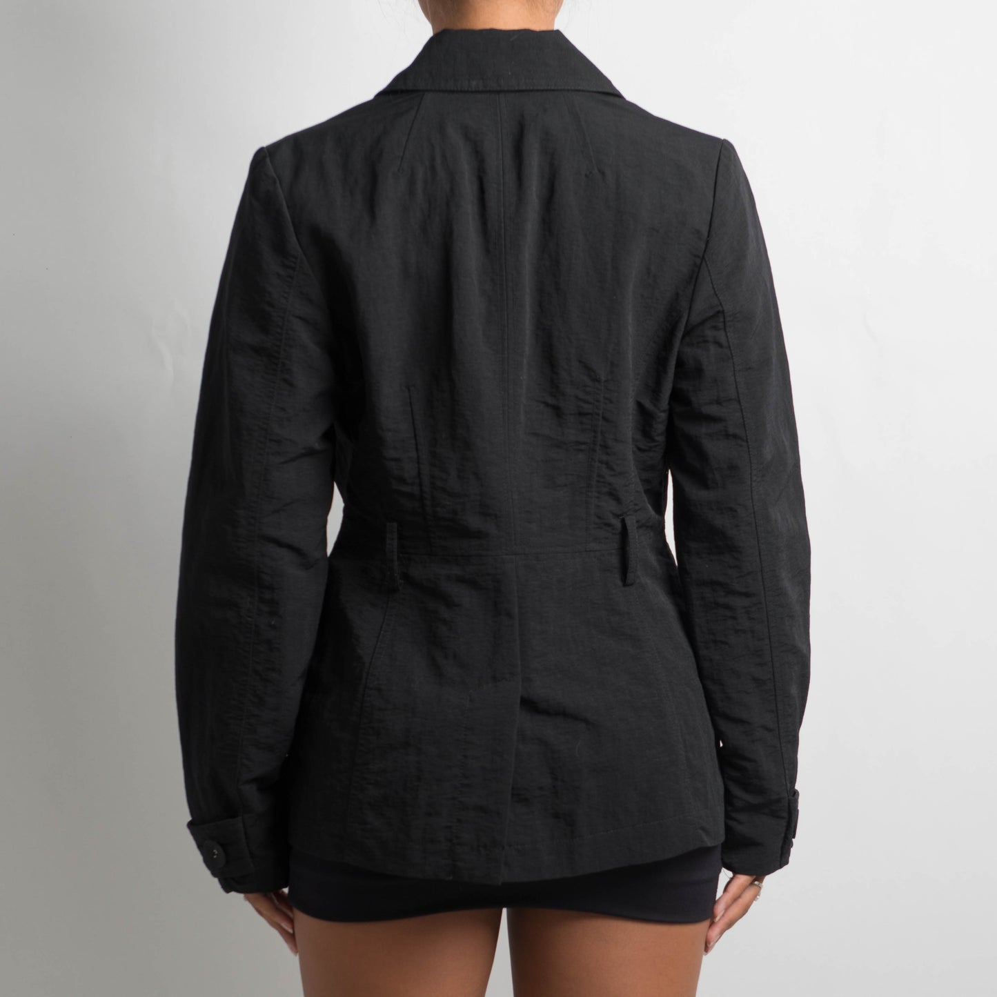 BLACK NYLON JACKET