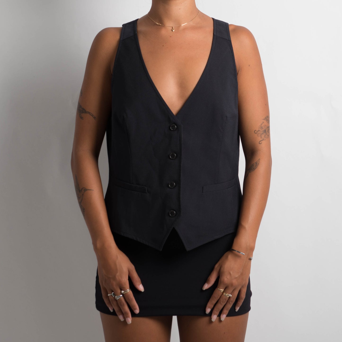 NAVY WAISTCOAT VEST