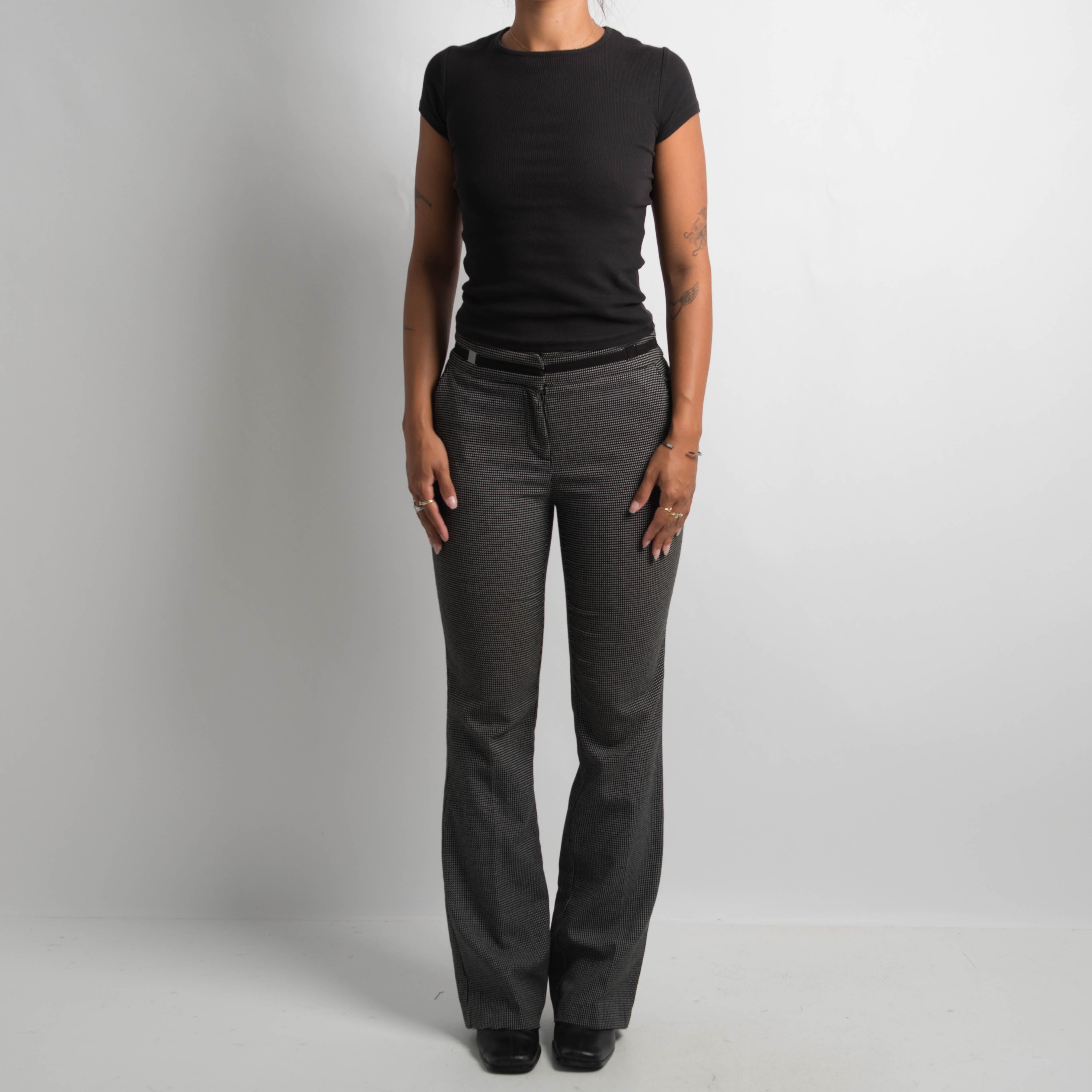 POLKA DOT BOOTCUT PANTS