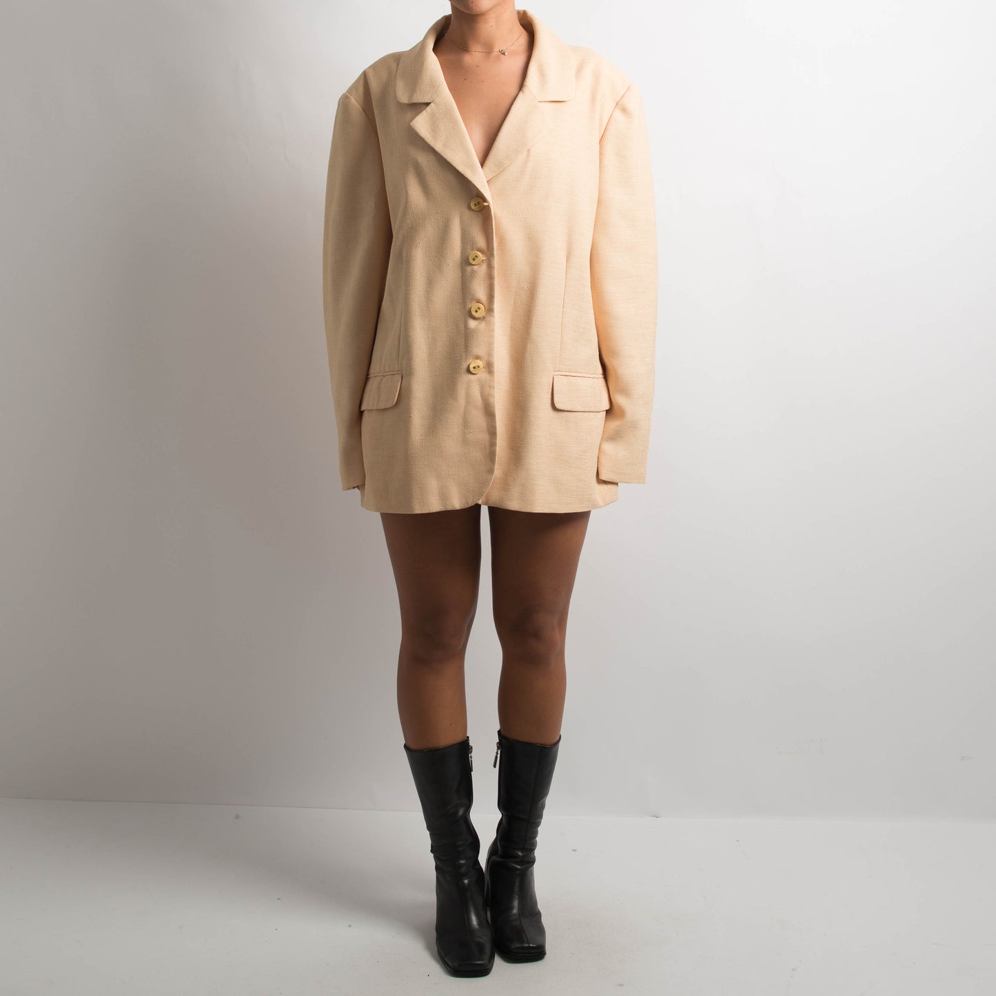 PALE YELLOW BLAZER