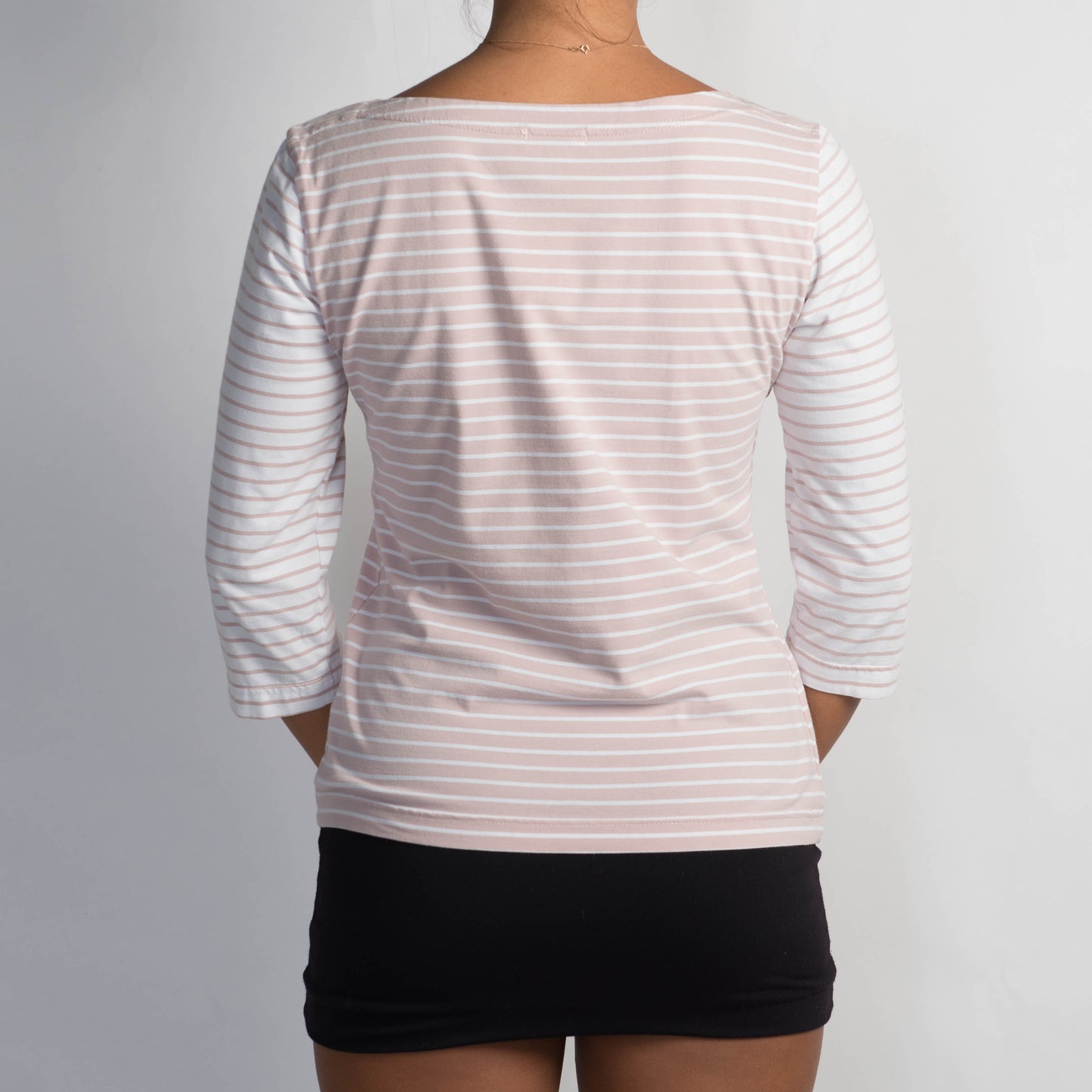 STRIPE 3/4 SLEEVE TOP