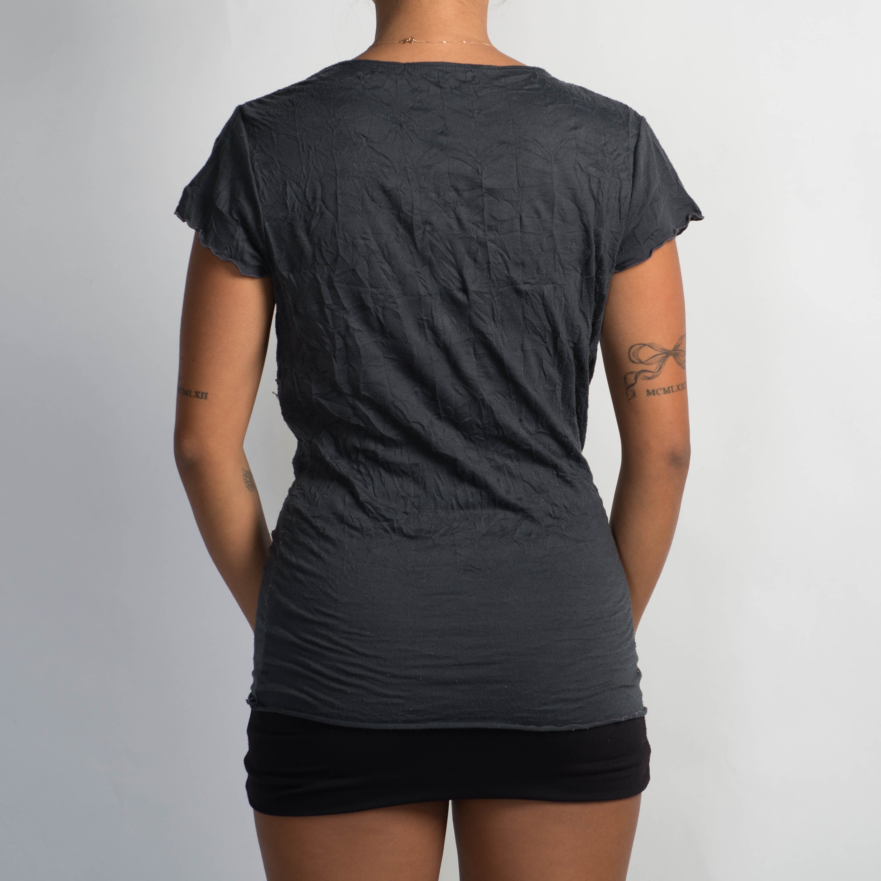 CHARCOAL TEXTURED TOP