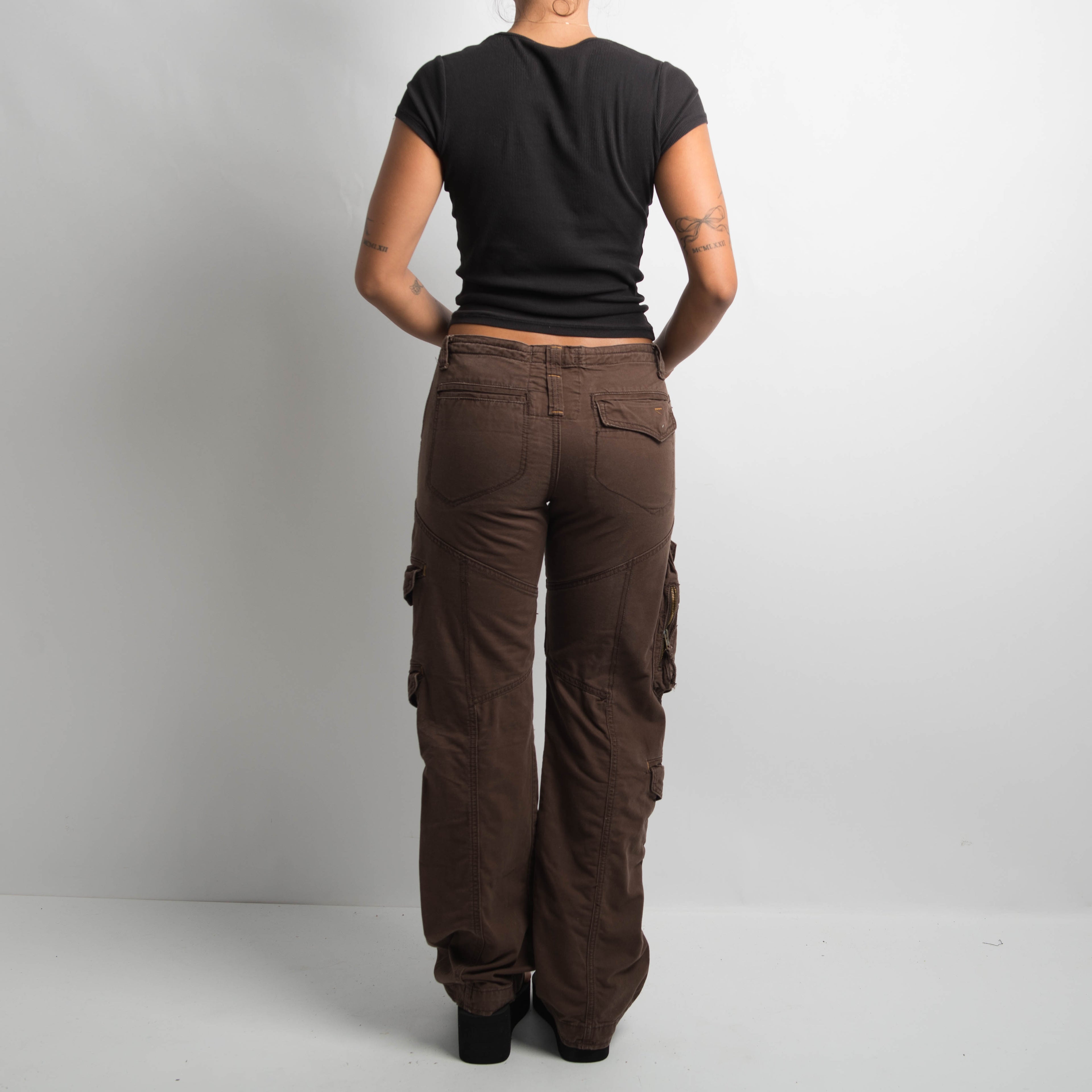 BROWN CARGO PANTS