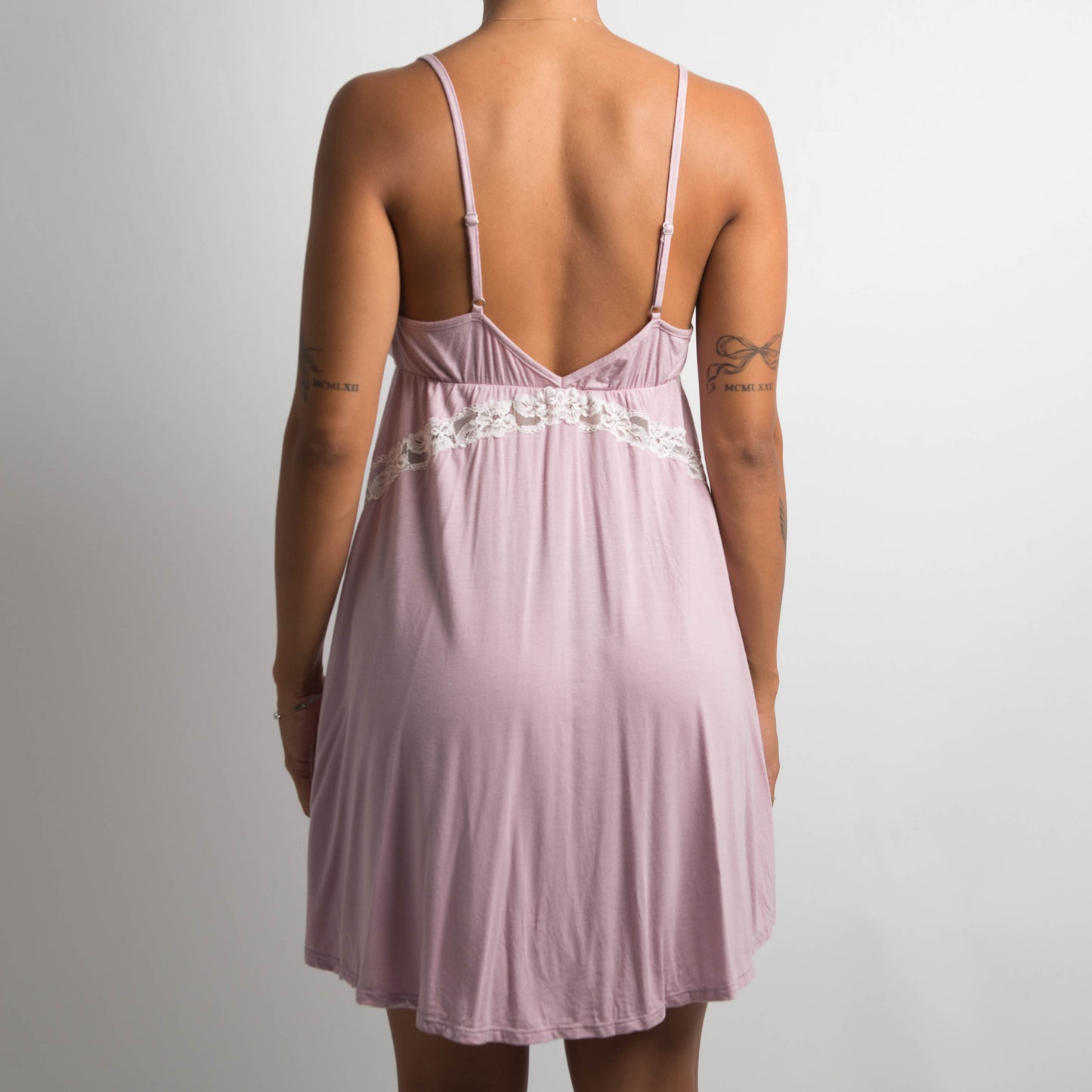 SOFT PINK BABYDOLL CHEMISE