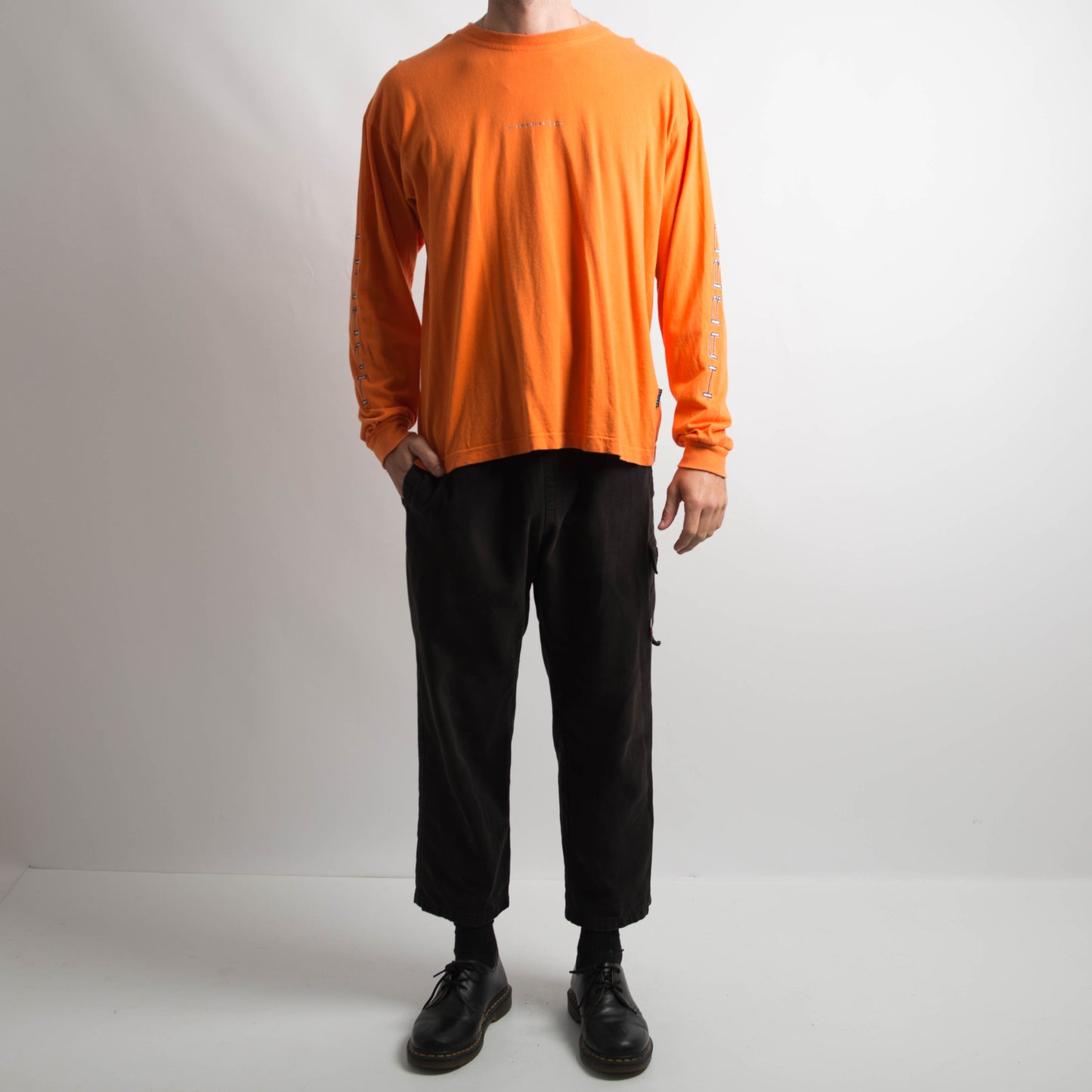 ORANGE LONG SLEEVE SHIRT