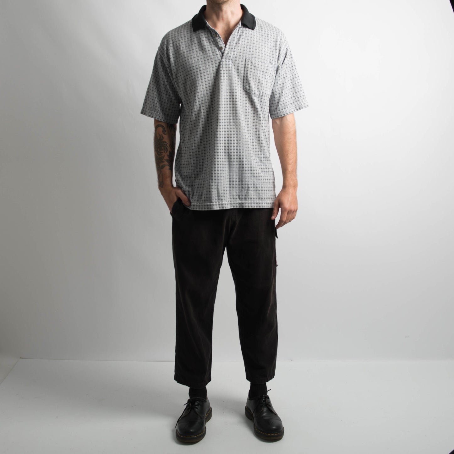 GREY POLO SHIRT
