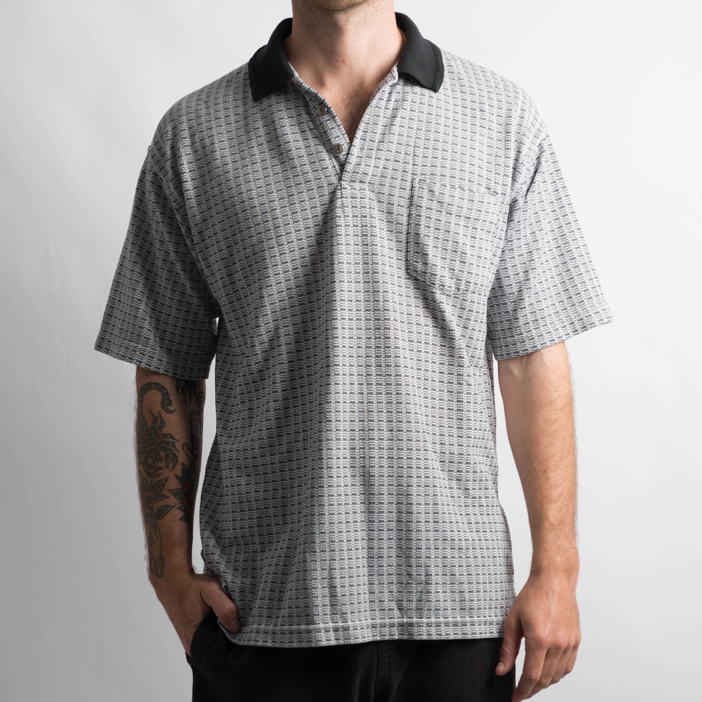 GREY POLO SHIRT