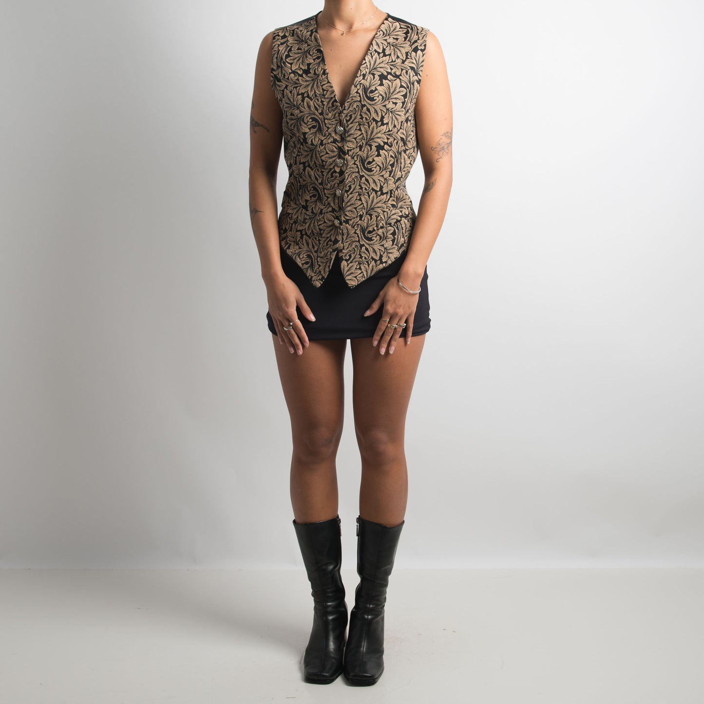GILET À MOTIFS