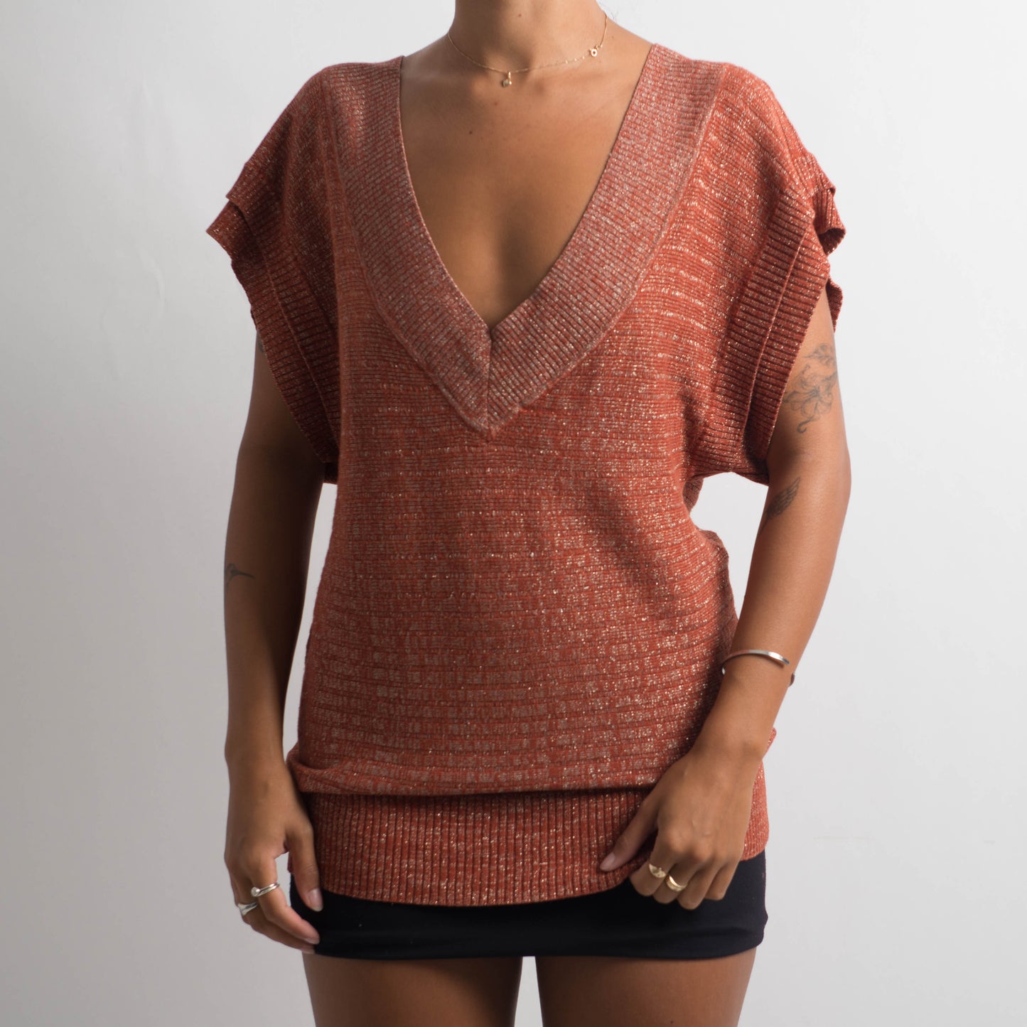 RUST METALLIC TOP