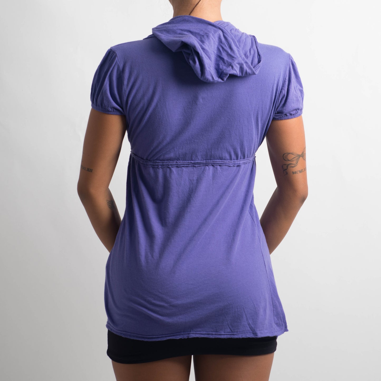 PURPLE BABYDOLL TOP