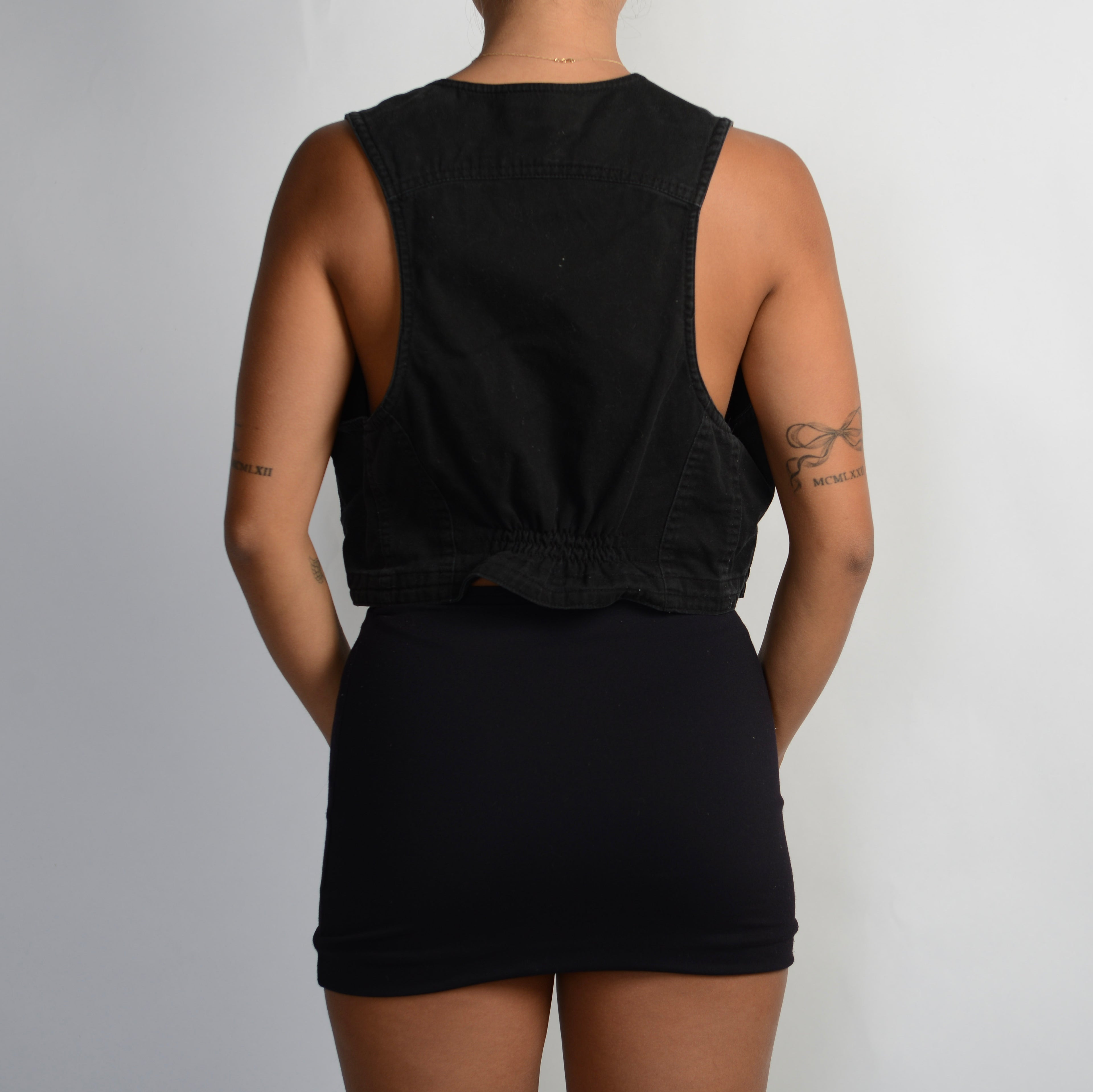 BLACK WAISTCOAT VEST