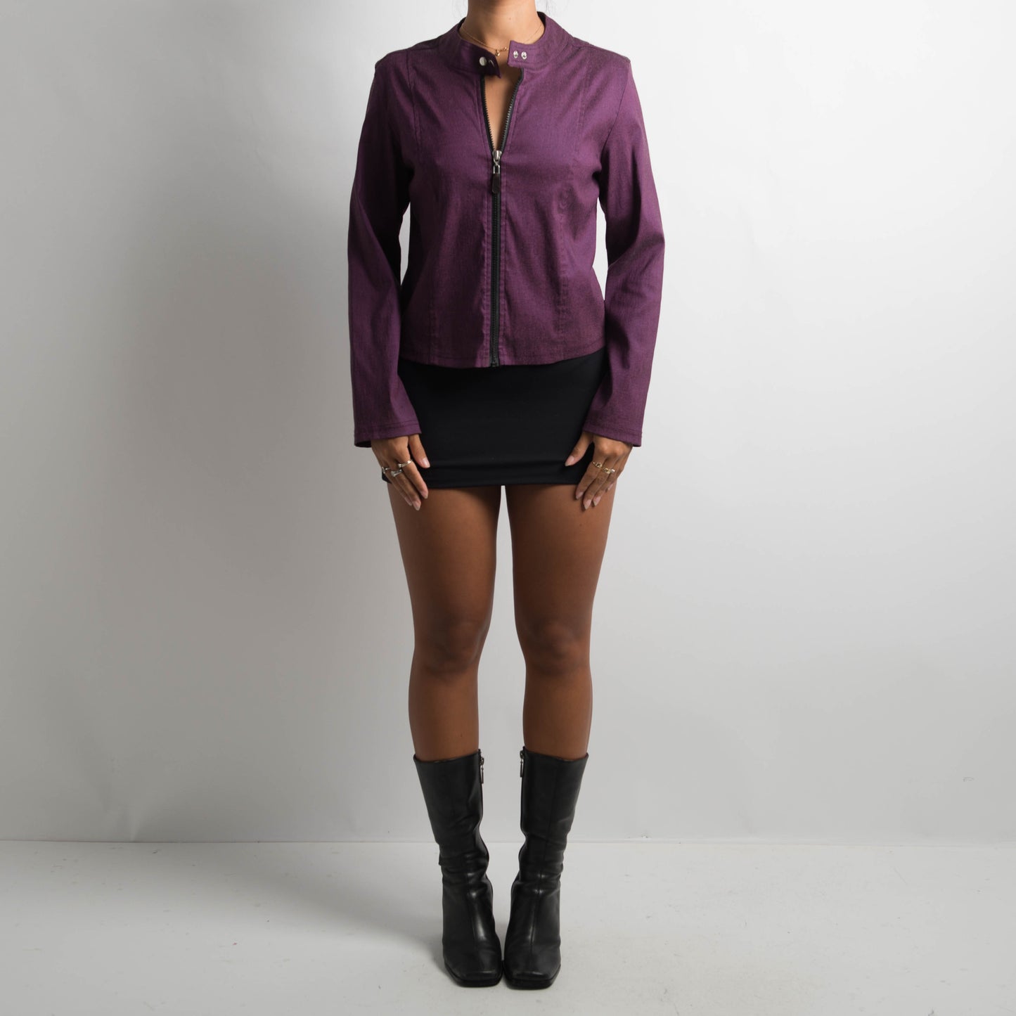 PURPLE METALLIC JACKET